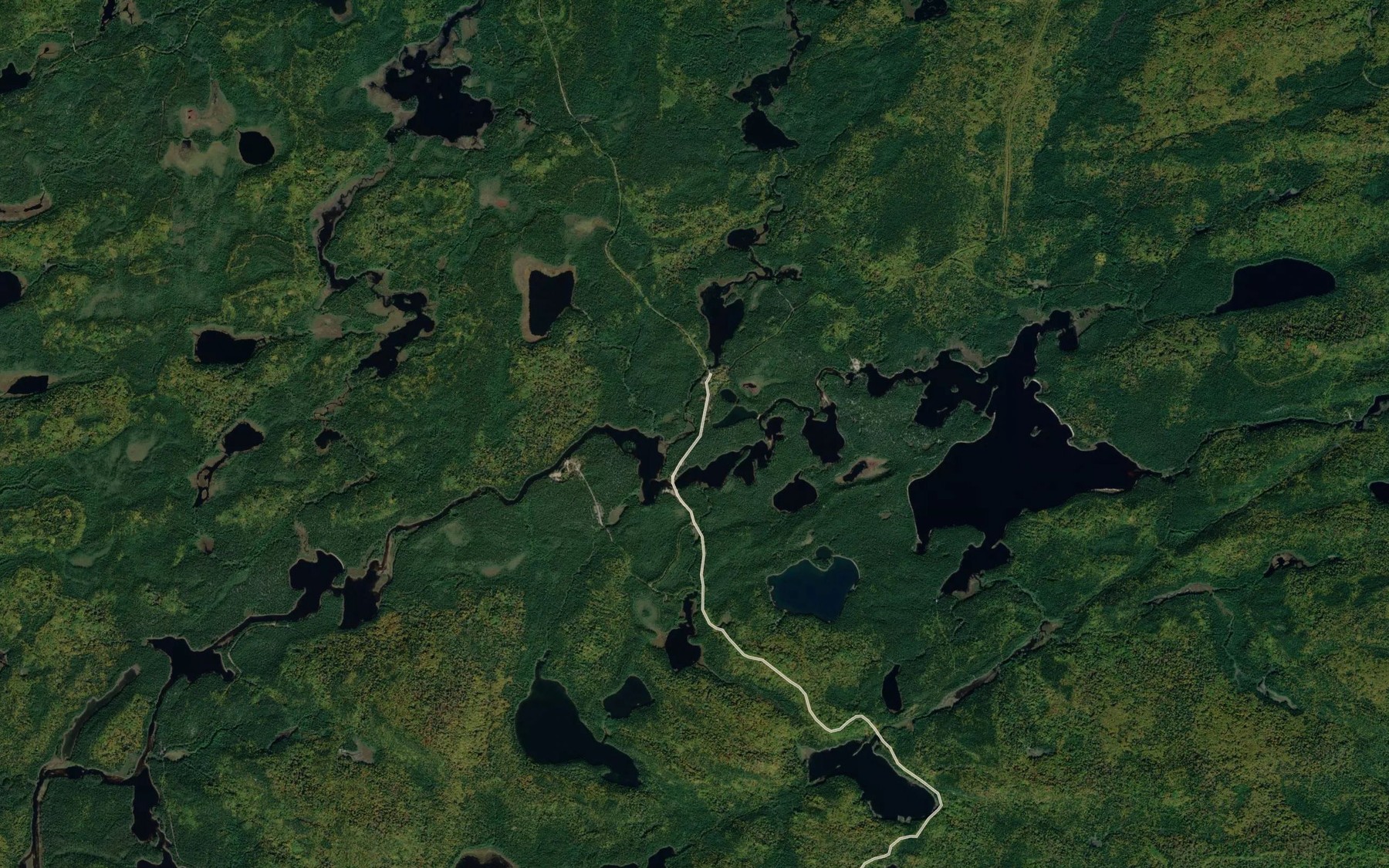 Satellite map of the Riviere Gosselin