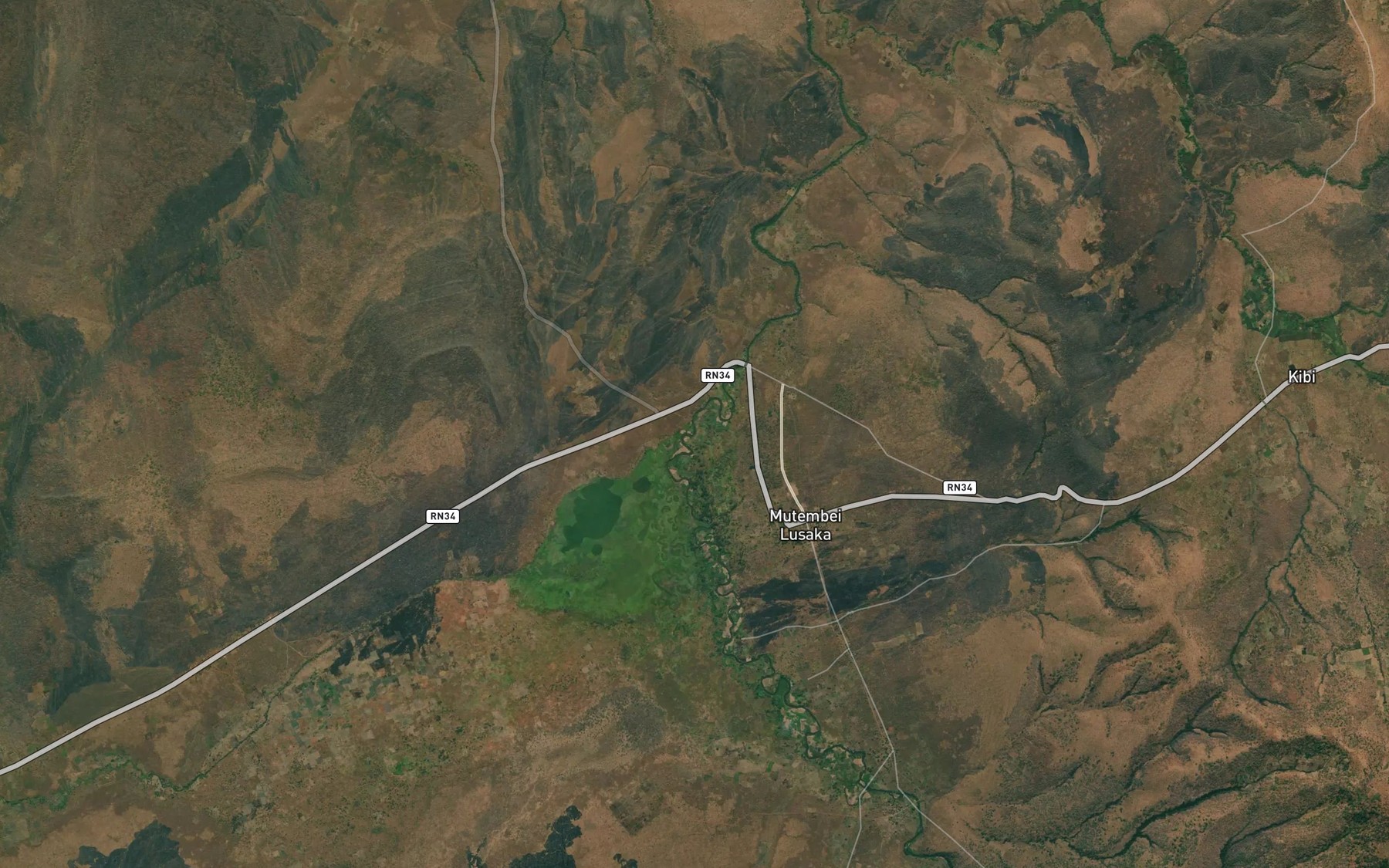 Satellite map of the Mbiyi