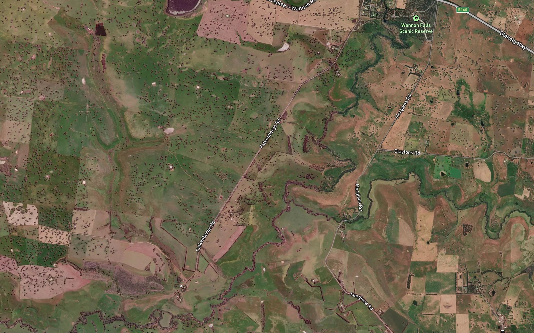 Satellite map of the Grange