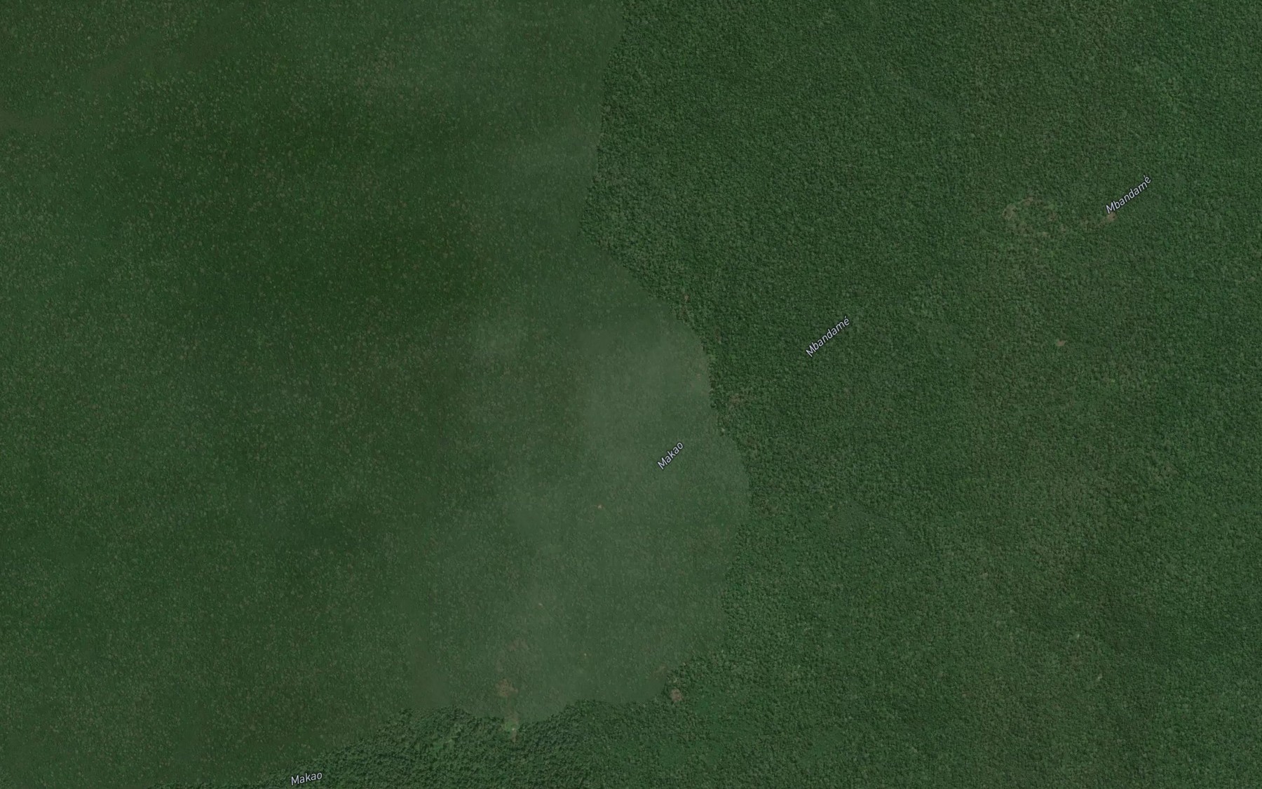 Satellite map of the Mbandame