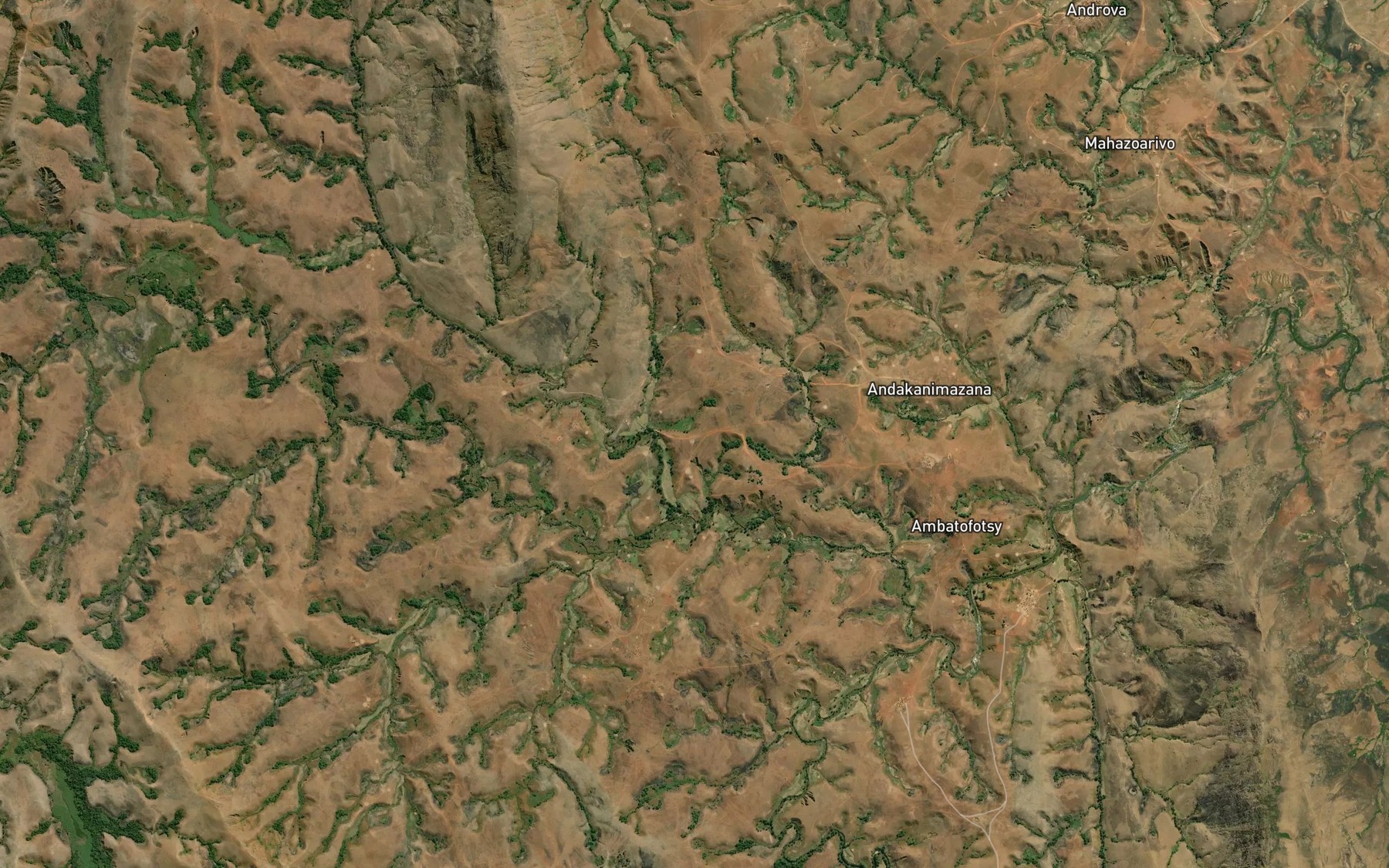Satellite map of the Nampomboina Riviere