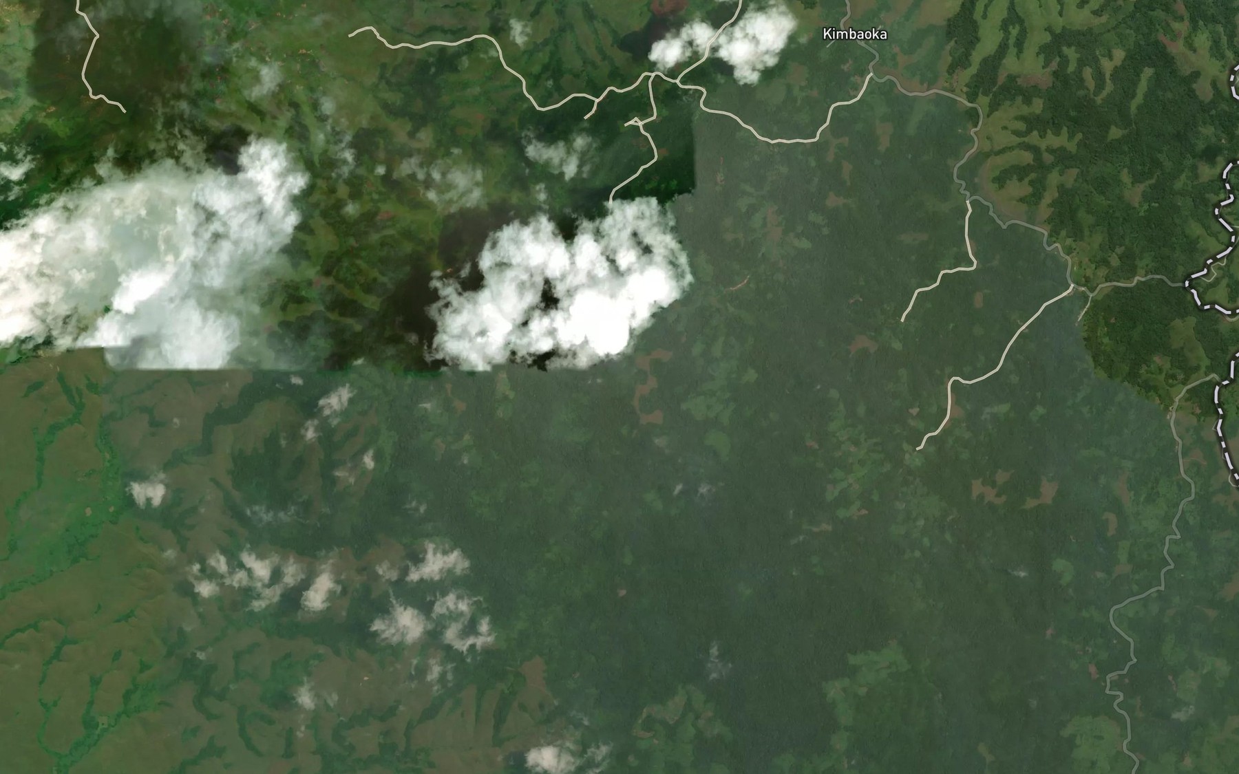 Satellite map of the Mousounda