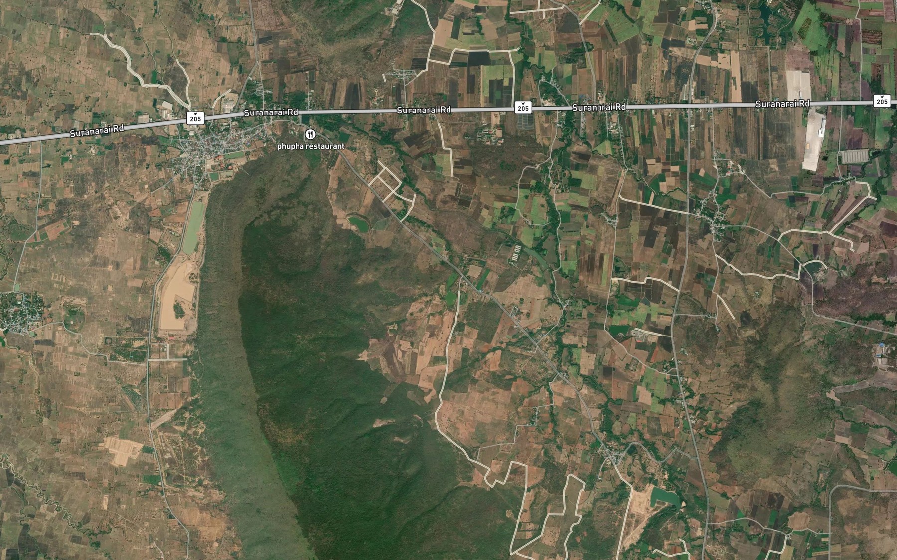 Satellite map of the Ang Kep Nam Huai Hin