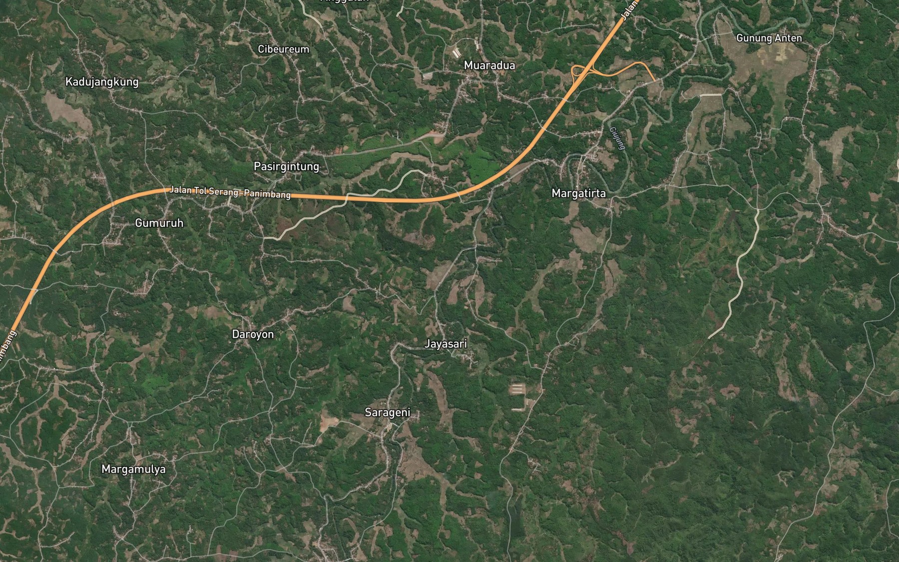 Satellite map of the Ci Cambeal