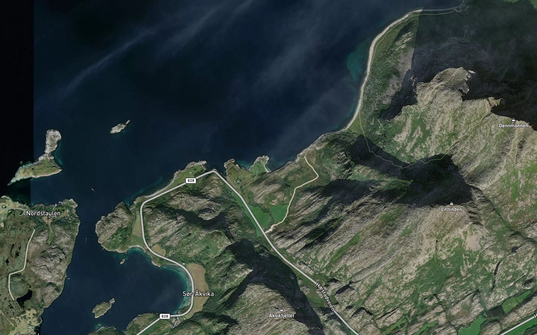 Satellite map of the Heimervikja