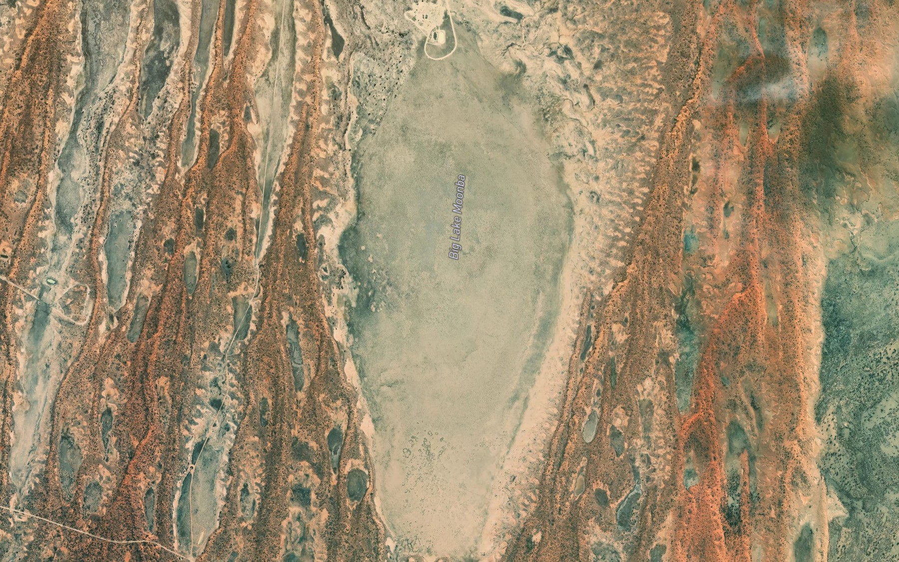 Satellite map of the Big Lake Moonba