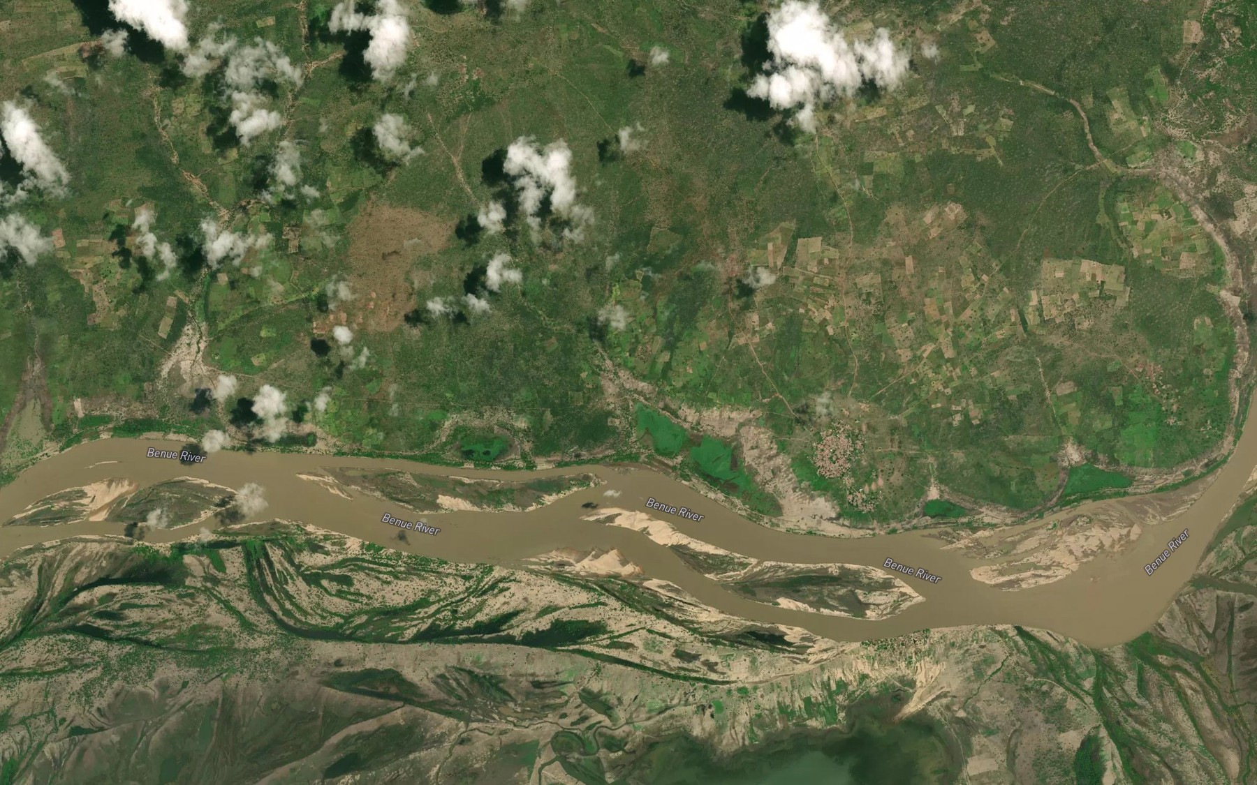 Satellite map of the River Pinchi