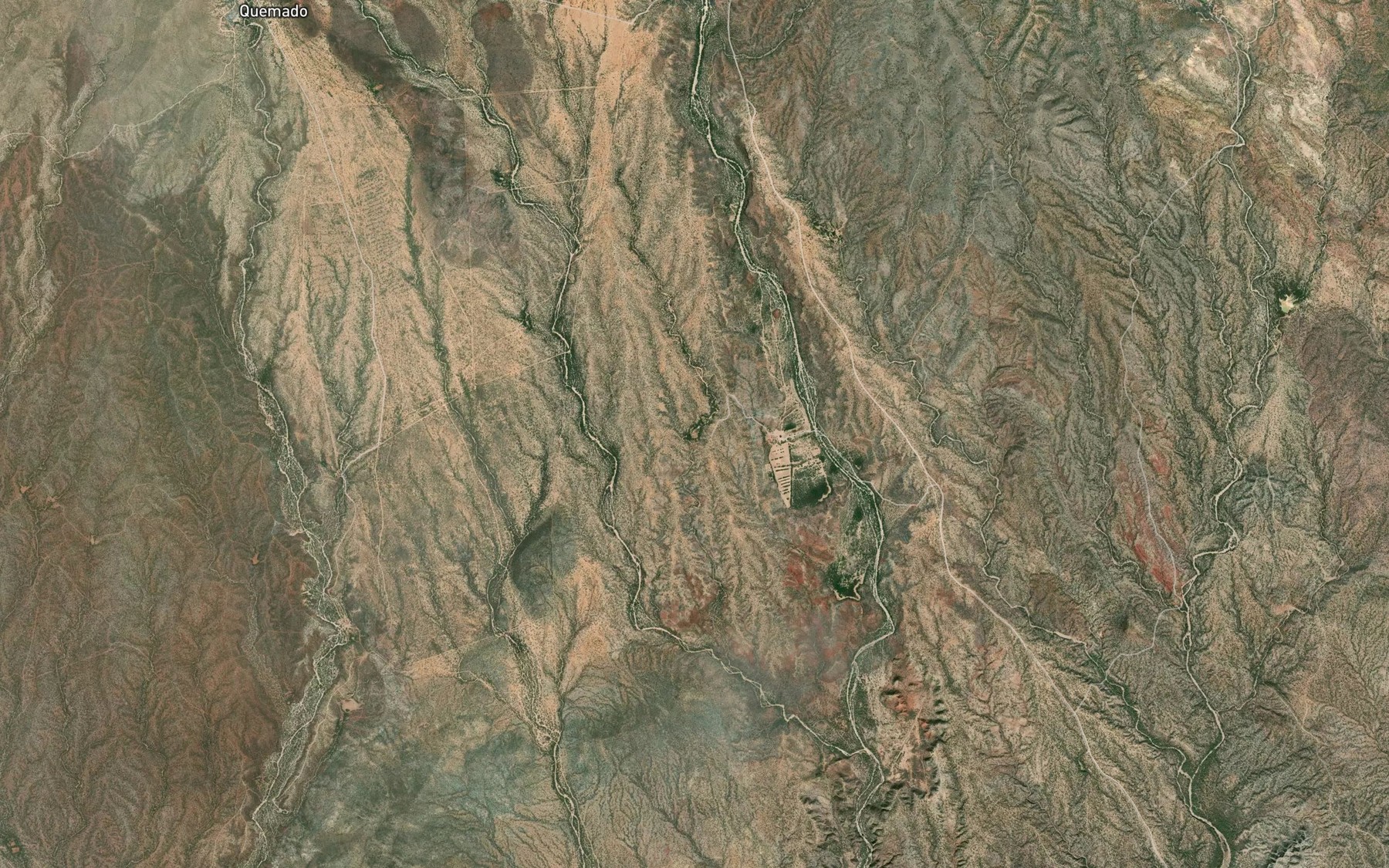 Satellite map of the Las Lajalitas