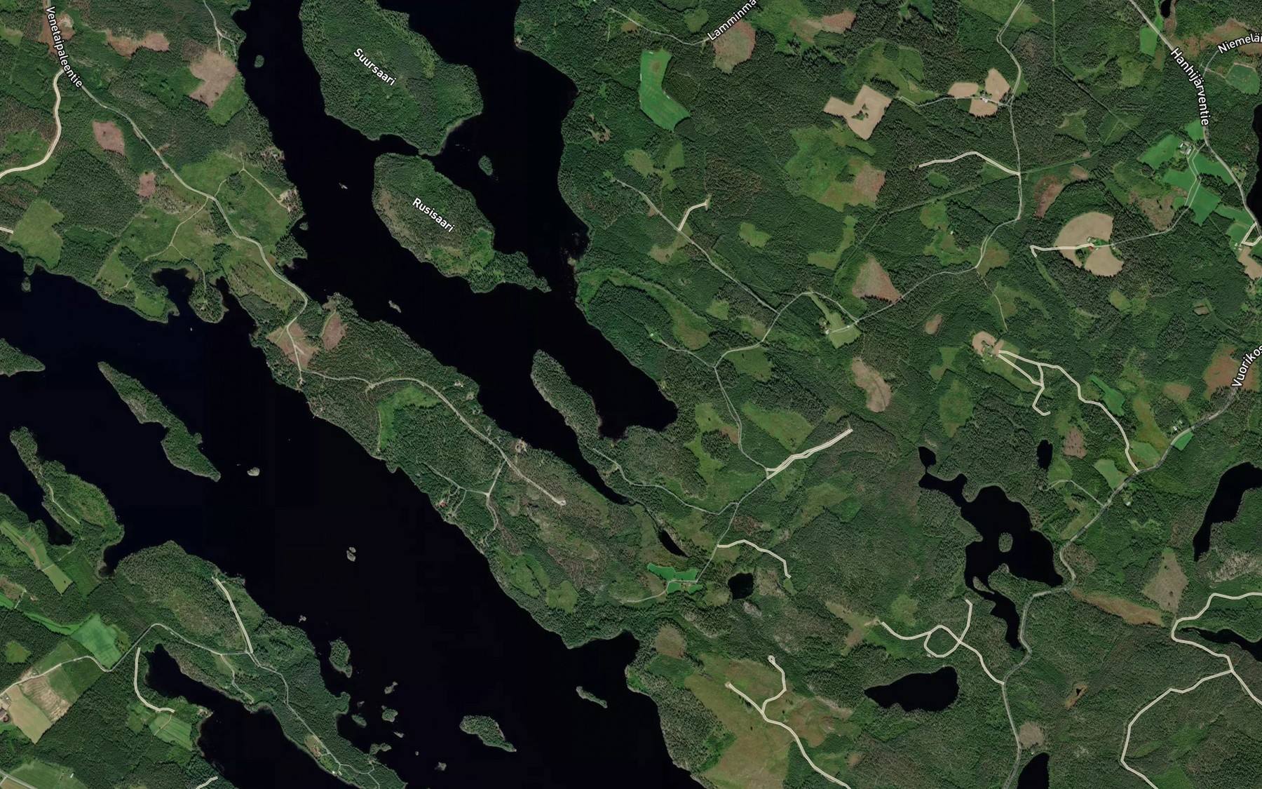 Satellite map of the Antonlahti