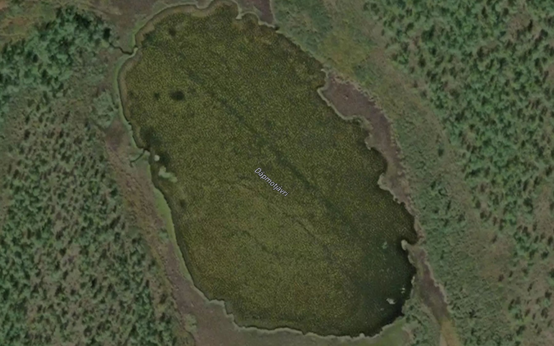 Satellite map of the Dabmutjavri