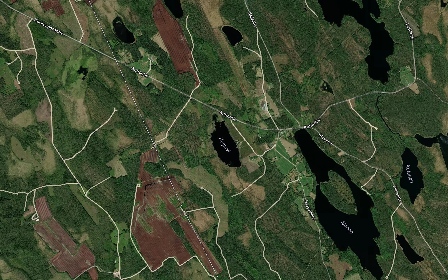 Satellite map of the Koijarvi
