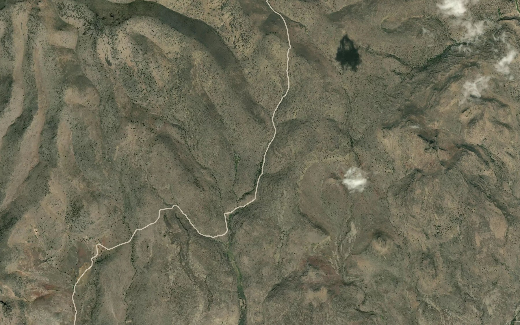 Satellite map of the Vincent Spring