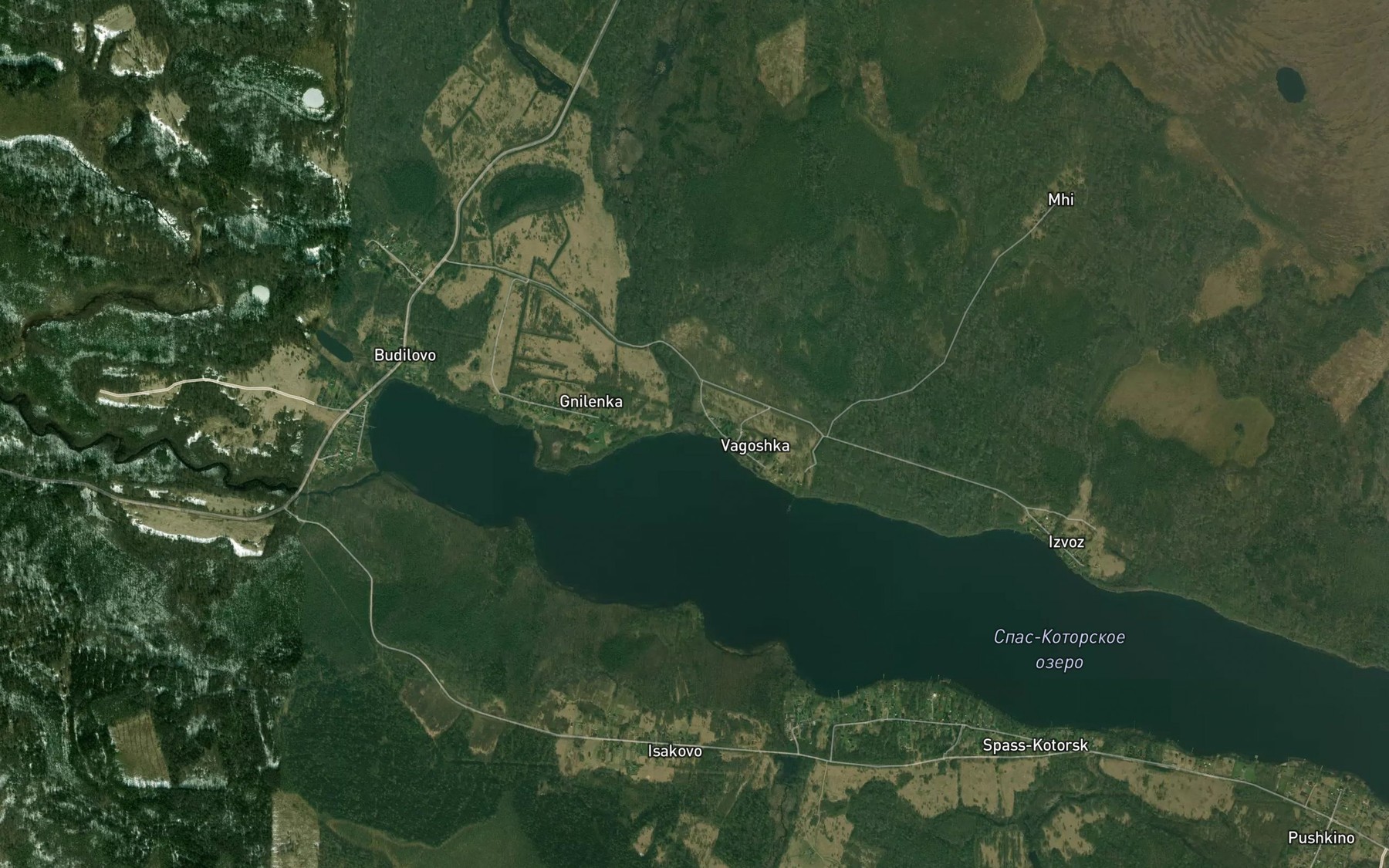 Satellite map of the Prudovka