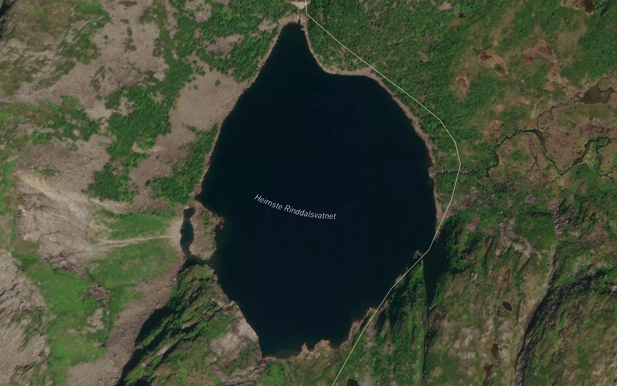 Rinddalsvatnet,heimste