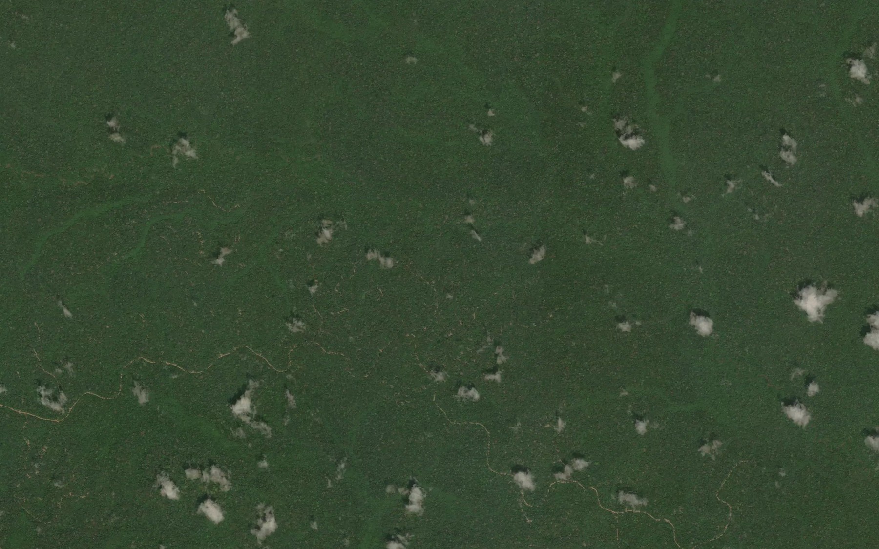 Satellite map of the Aloumba