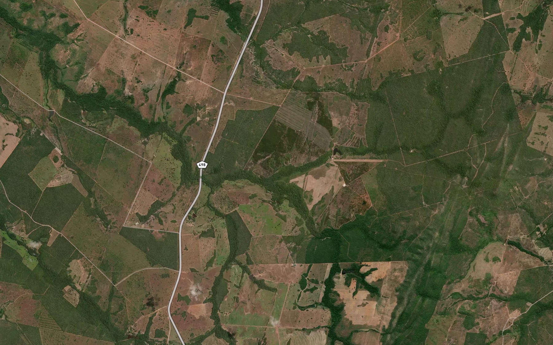 Satellite map of the Corrego Pindaiba