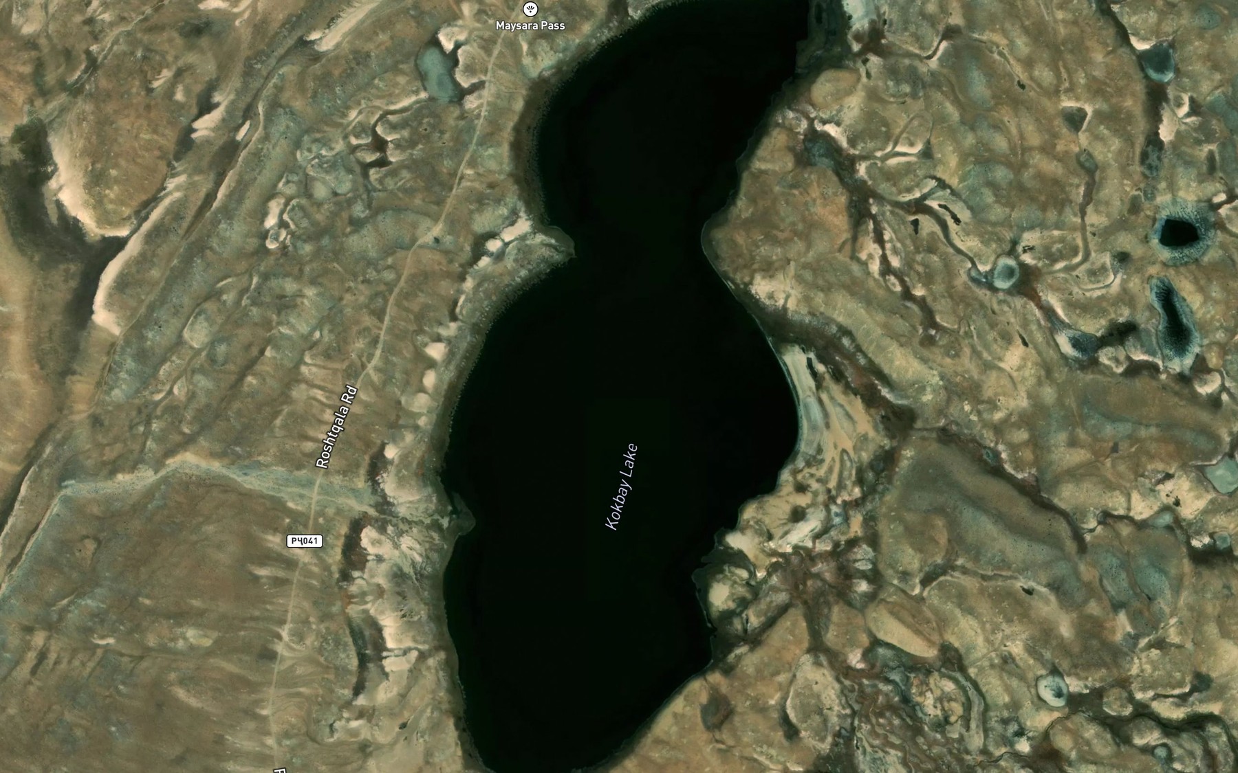 Satellite map of the Qoqboy