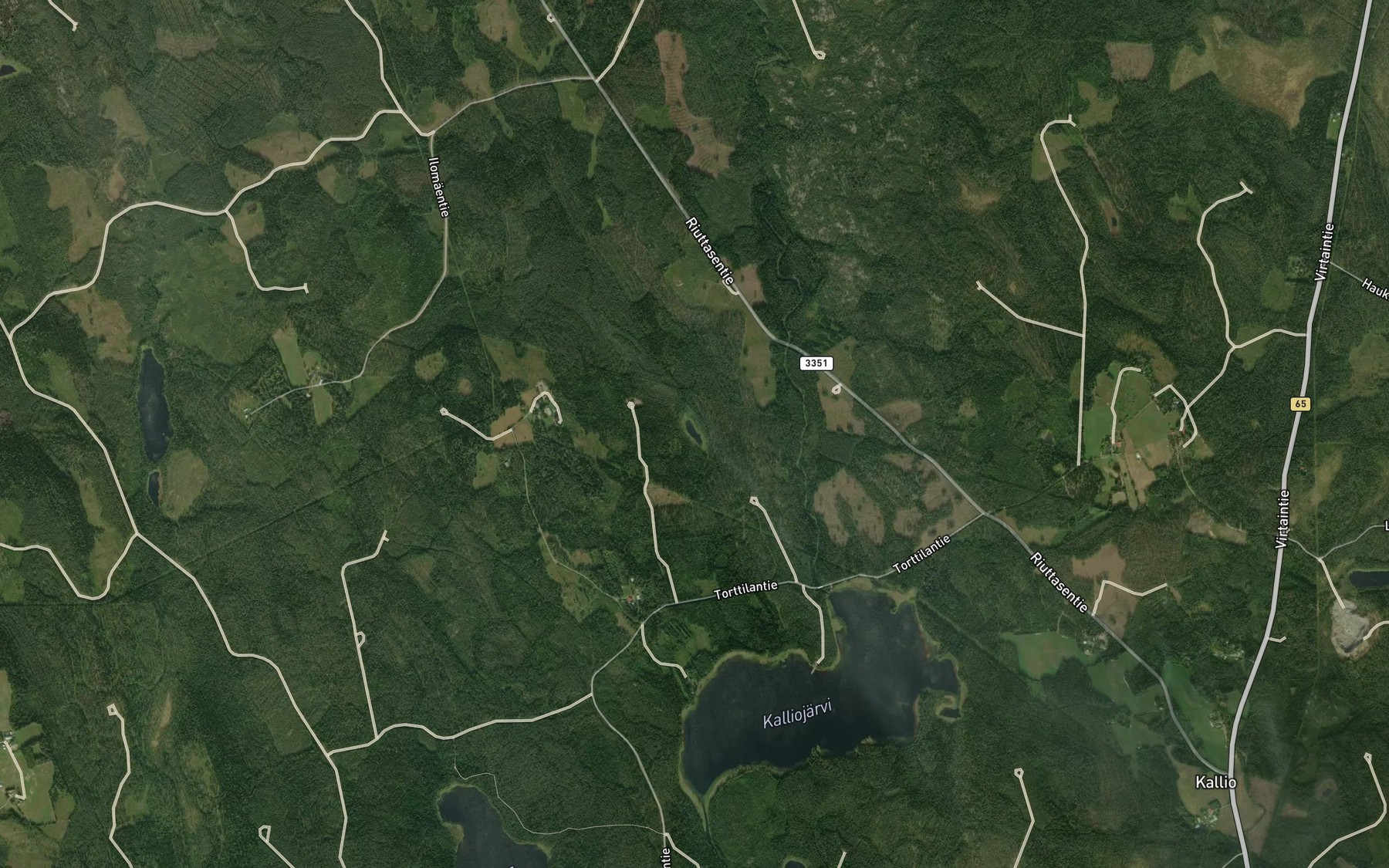 Satellite map of the Pahalammi