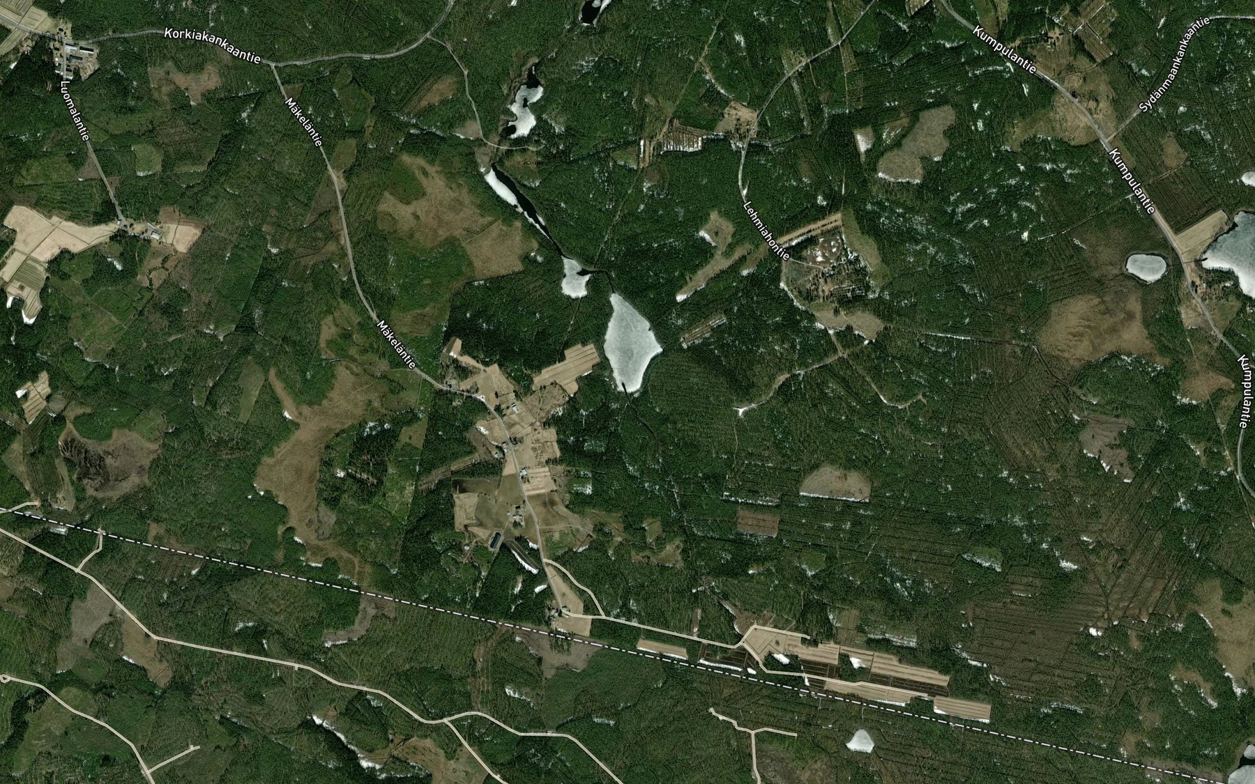 Satellite map of the Rimpipuro