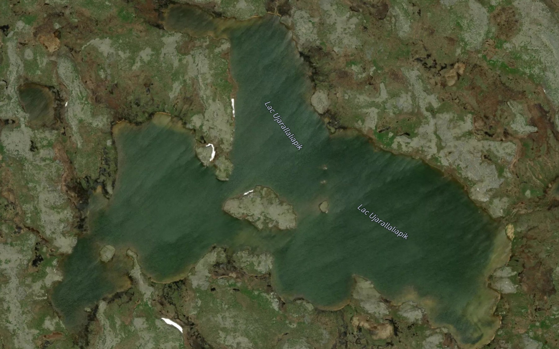 Satellite map of the Lac Ujarallaliapik
