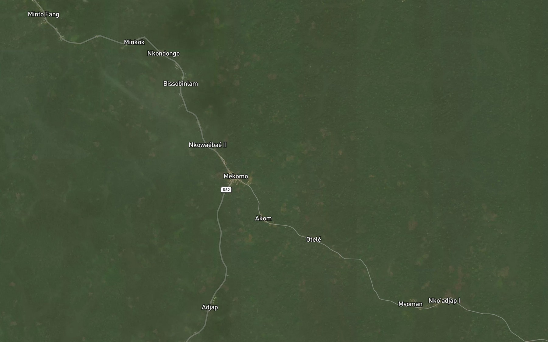 Satellite map of the Doumou