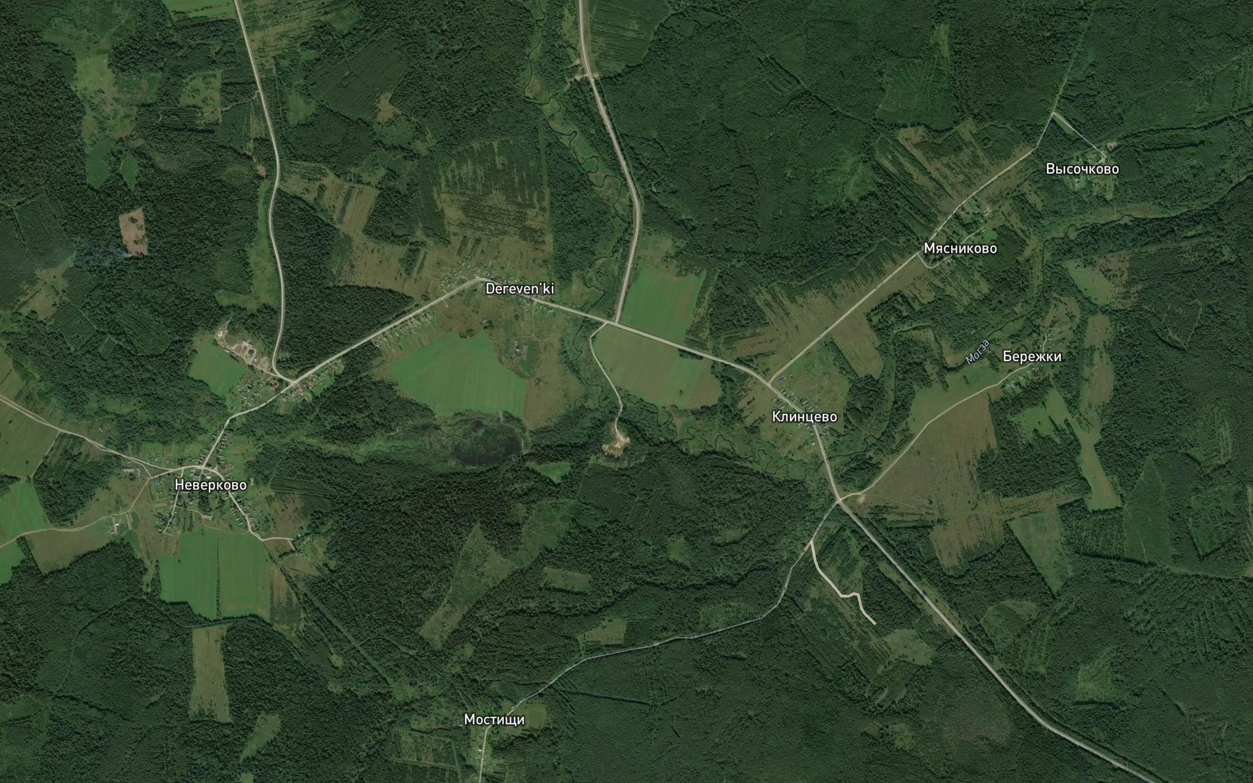 Satellite map of the Yaksura