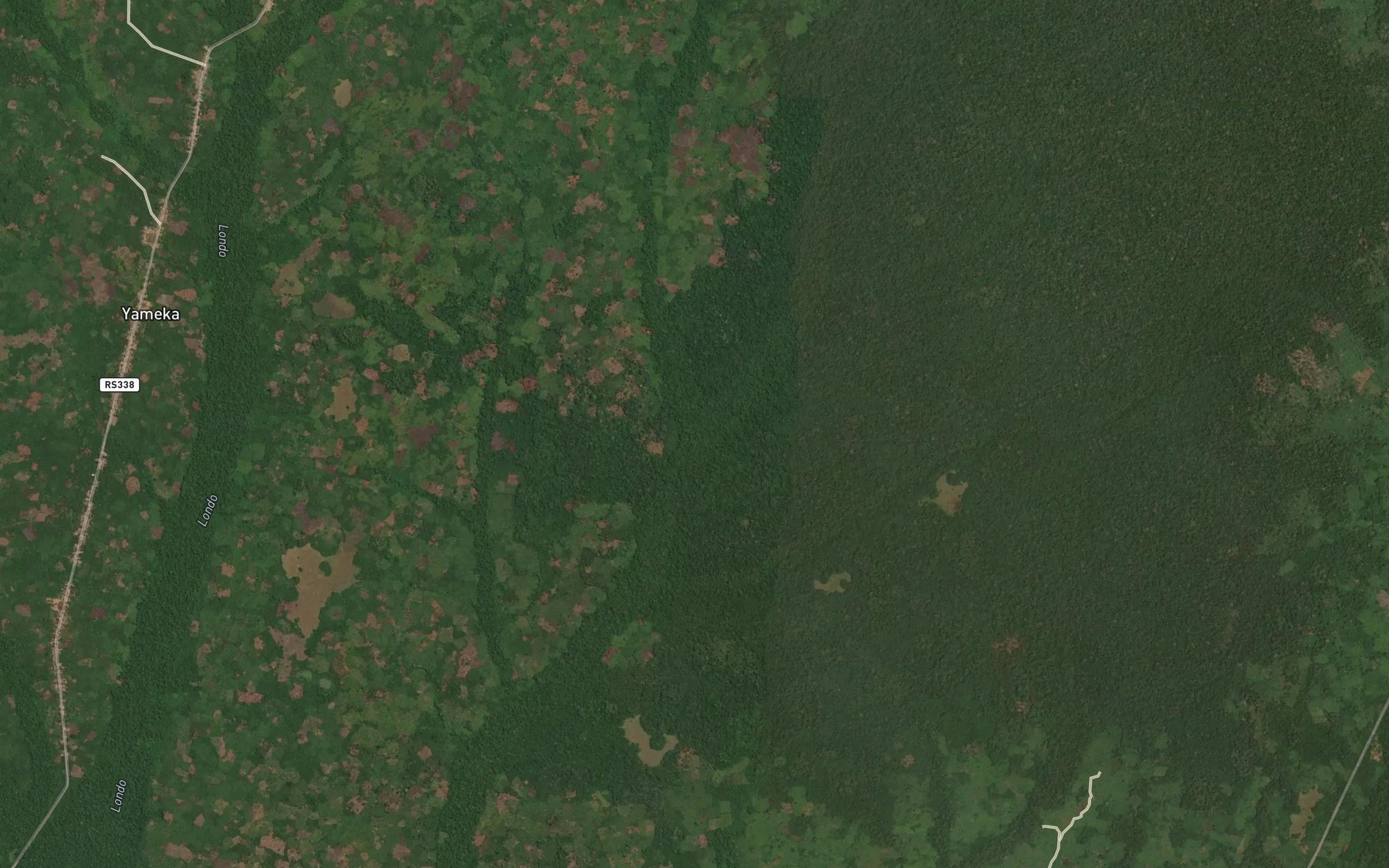 Satellite map of the Kumba-Kumba