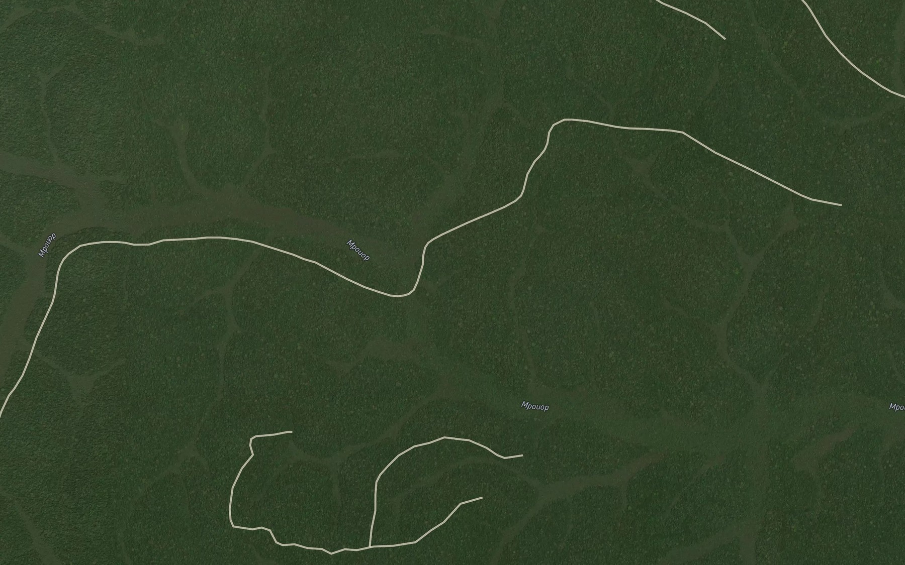 Satellite map of the Myak