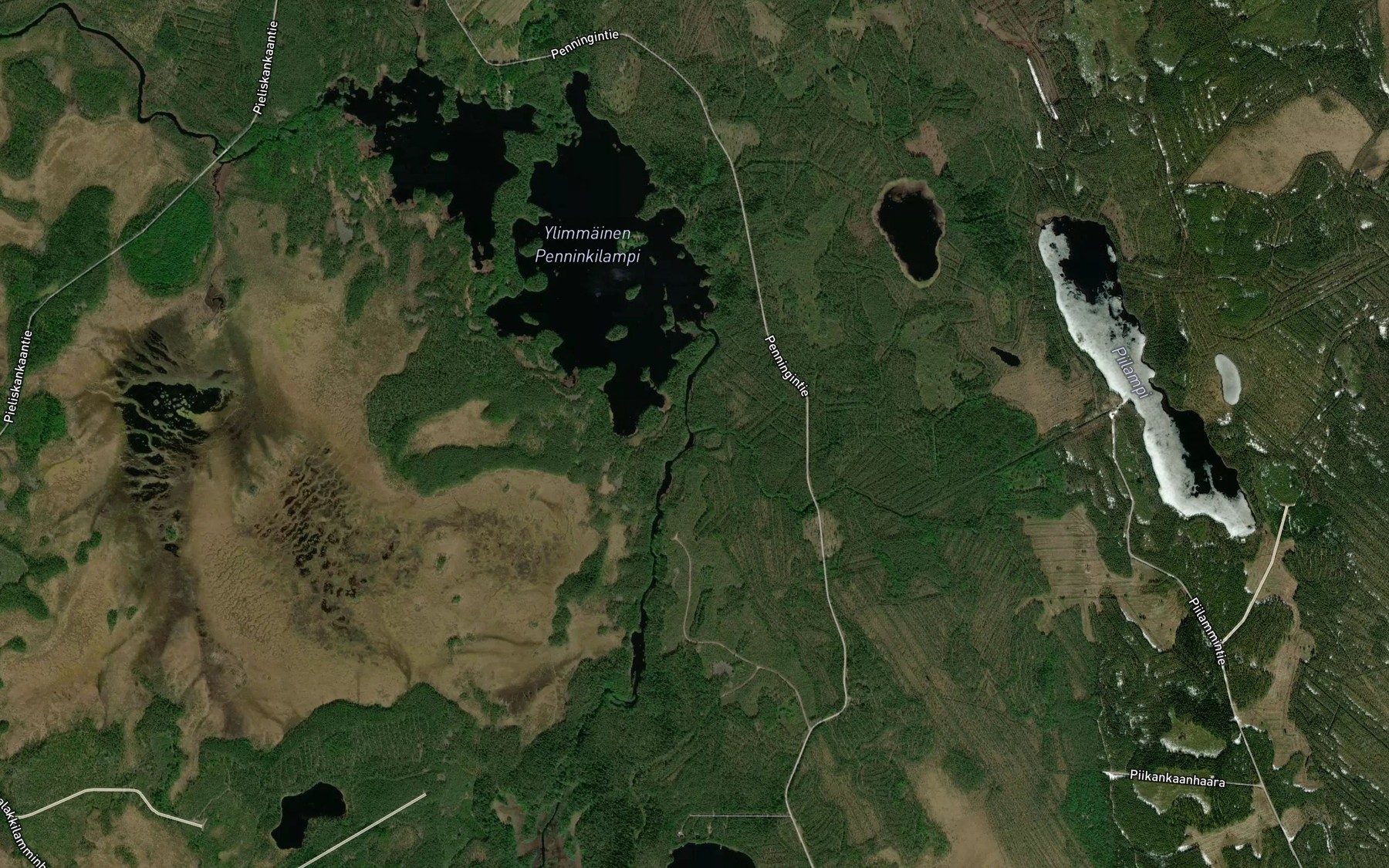 Satellite map of the Piilipuro