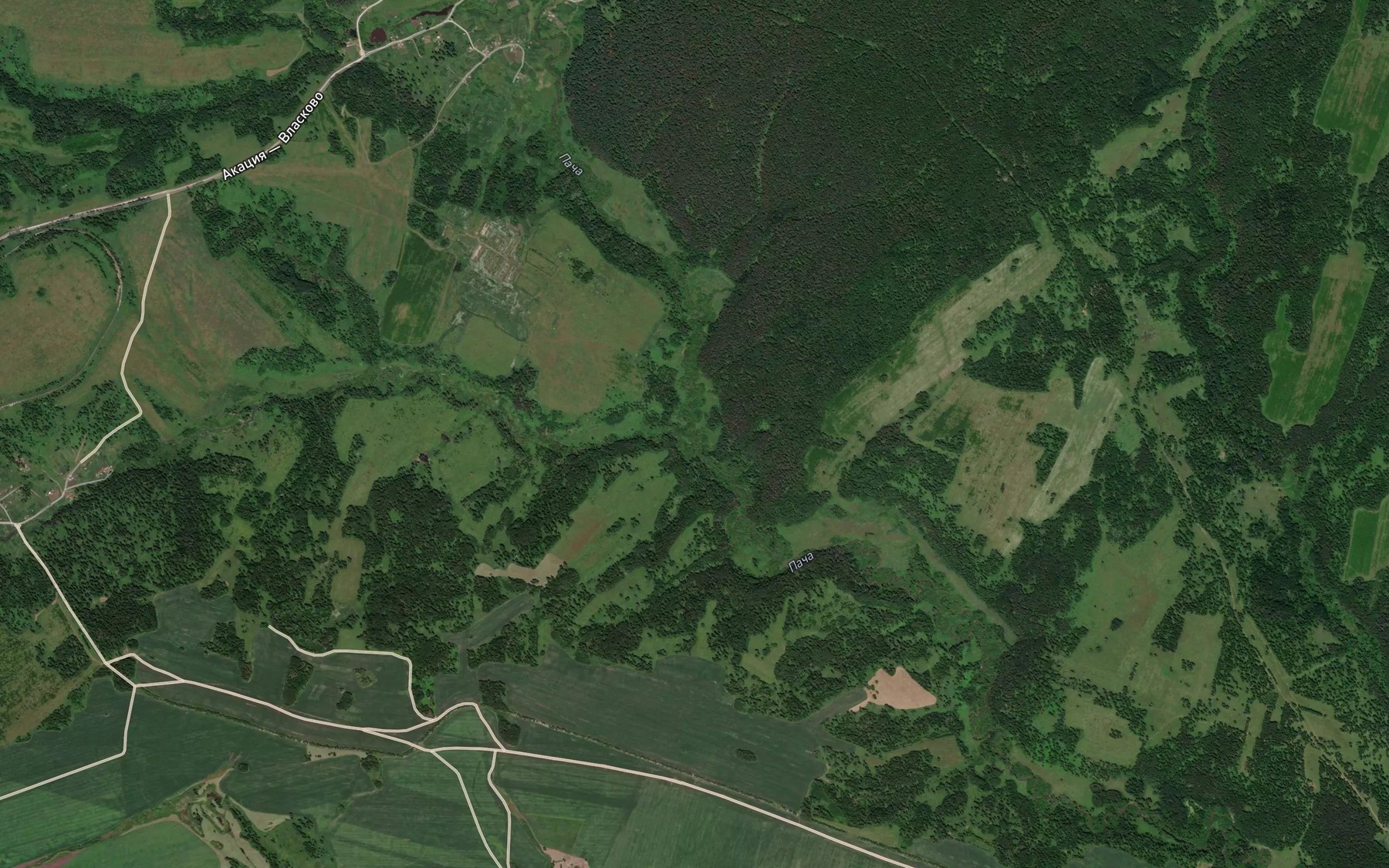 Satellite map of the Vlaskovo