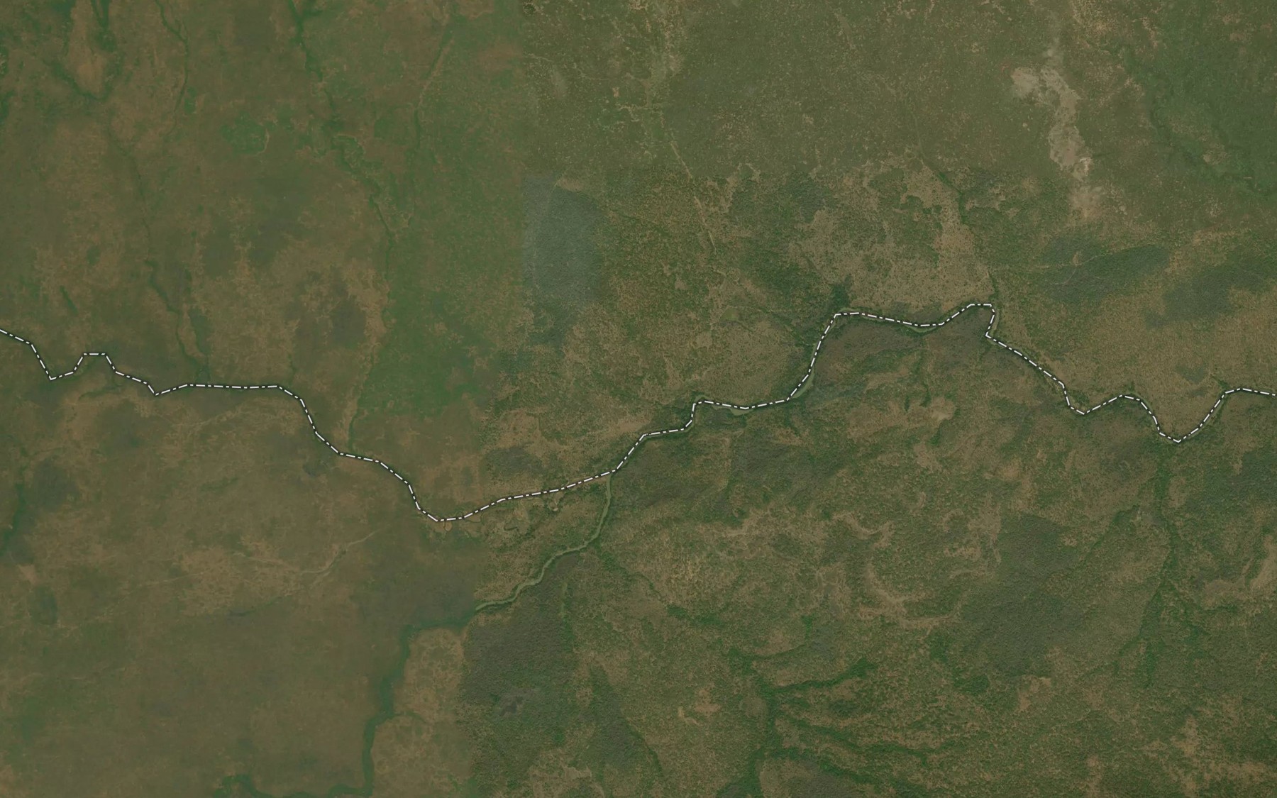 Satellite map of the Touldoro