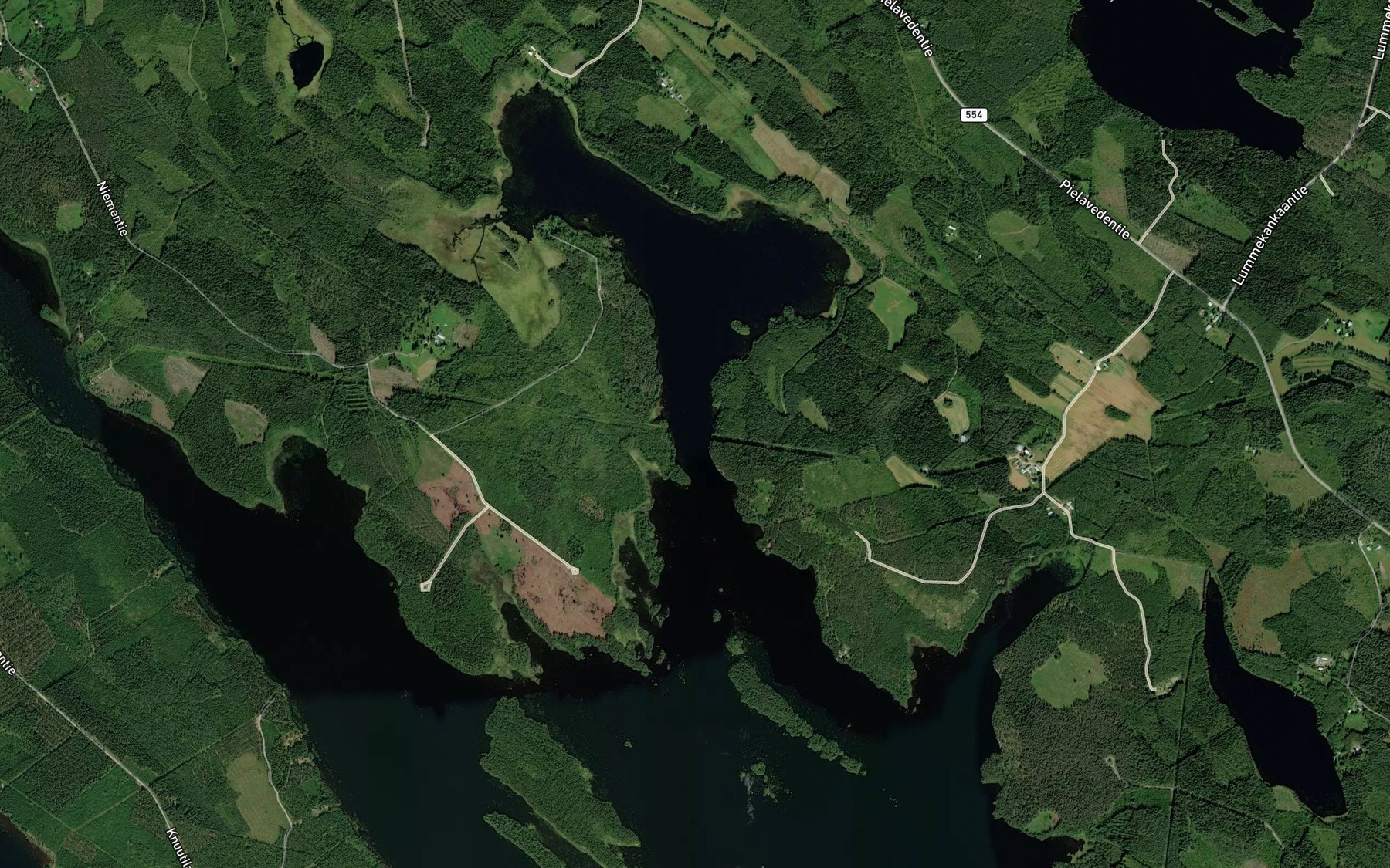 Satellite map of the Syvasalmi