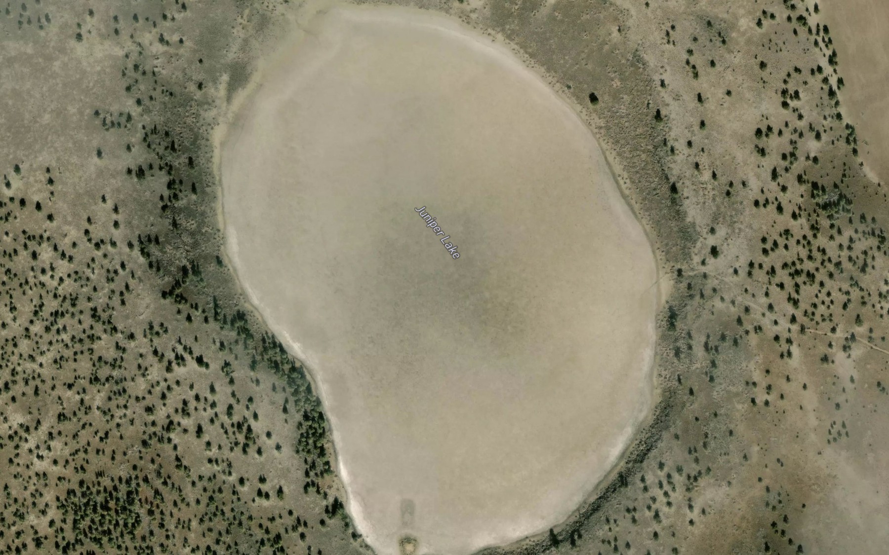 Satellite map of the Juniper Lake