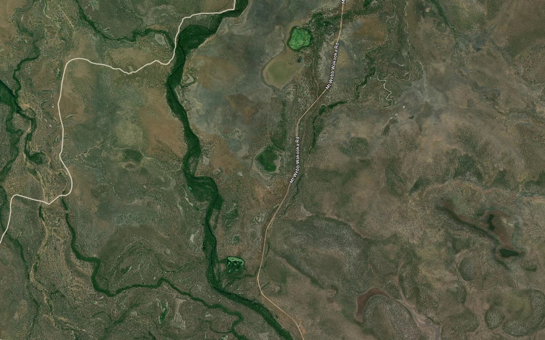 Satellite map of the Top Lake