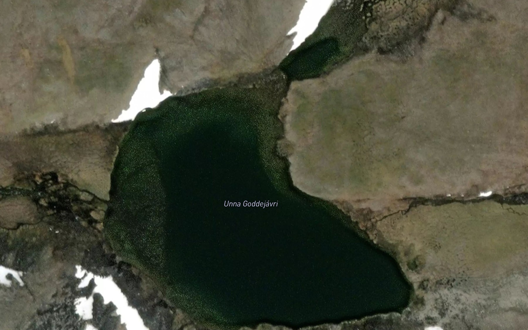 Satellite map of the Goddejavri,unna
