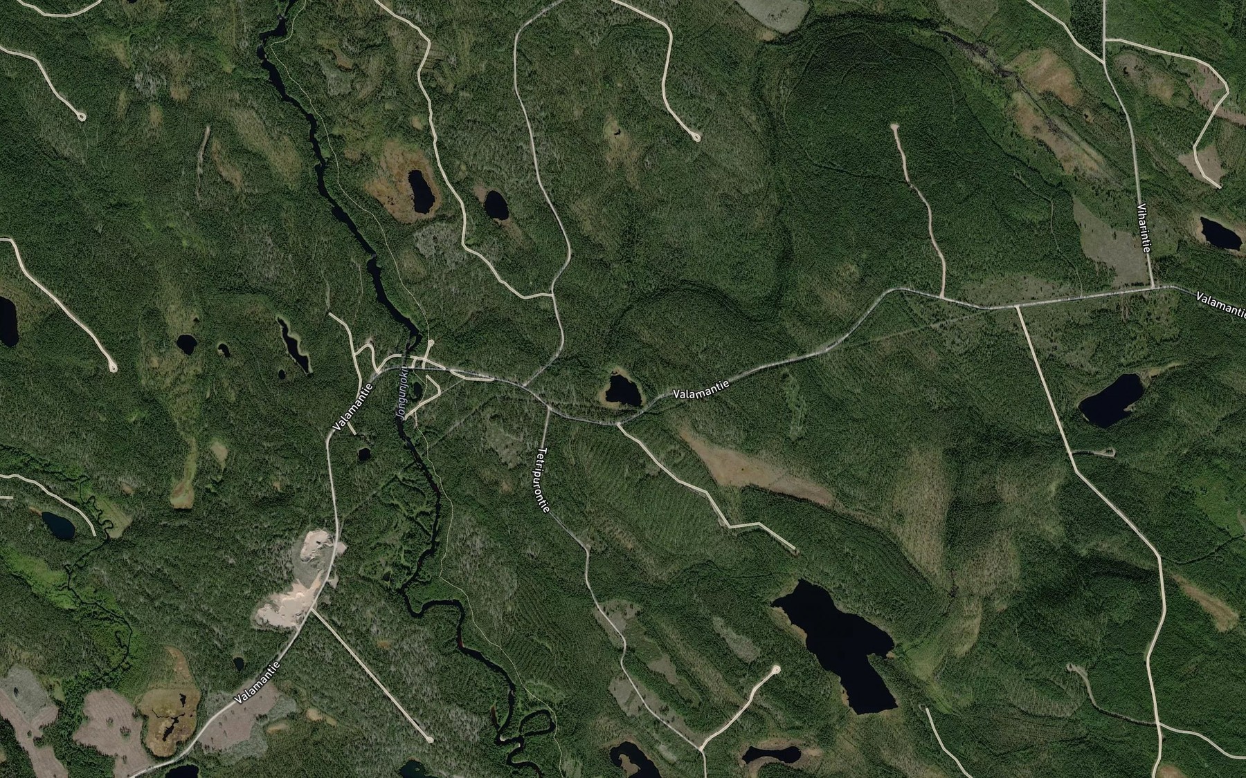 Satellite map of the Haukilampi
