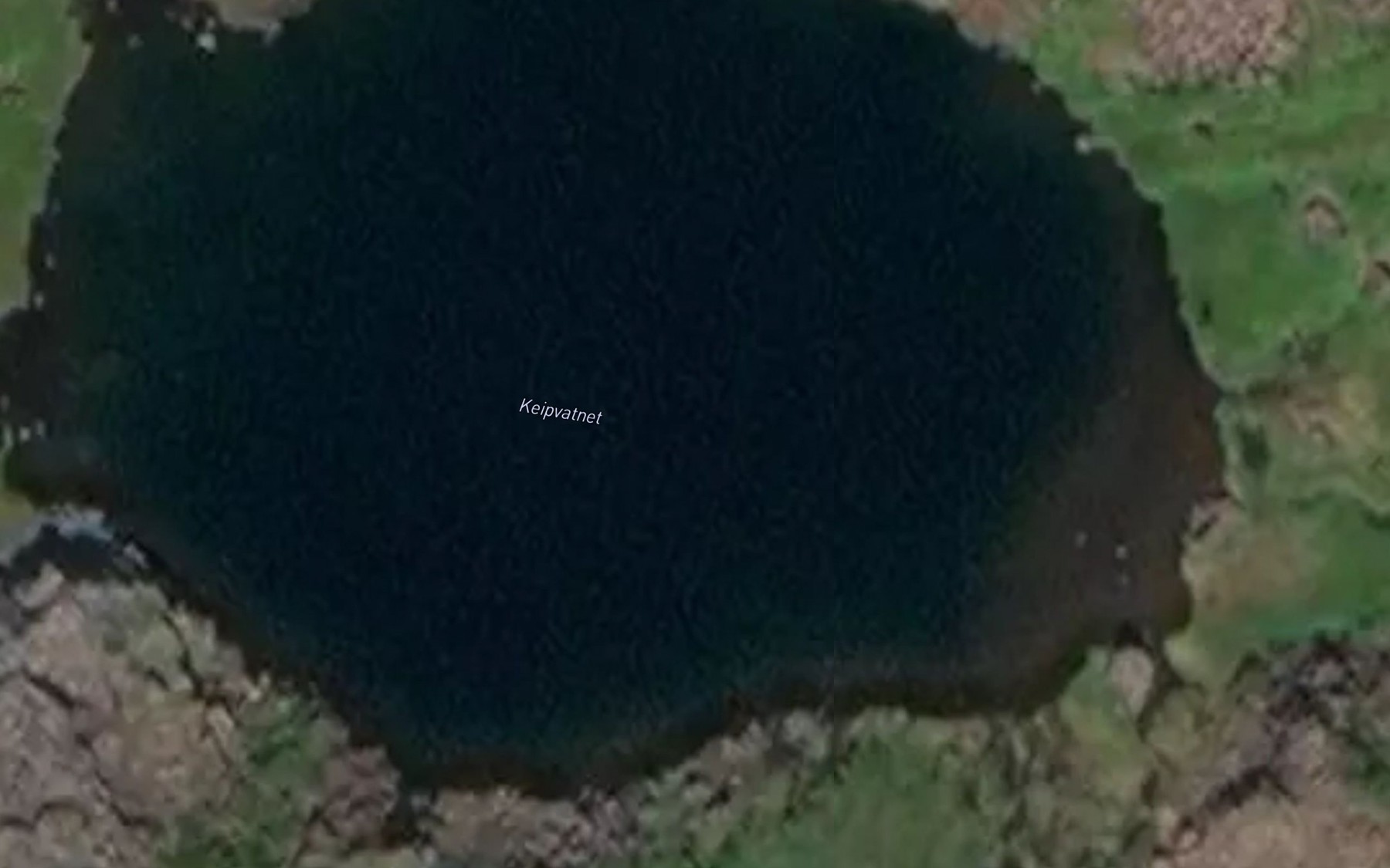 Satellite map of the Keipvatnet