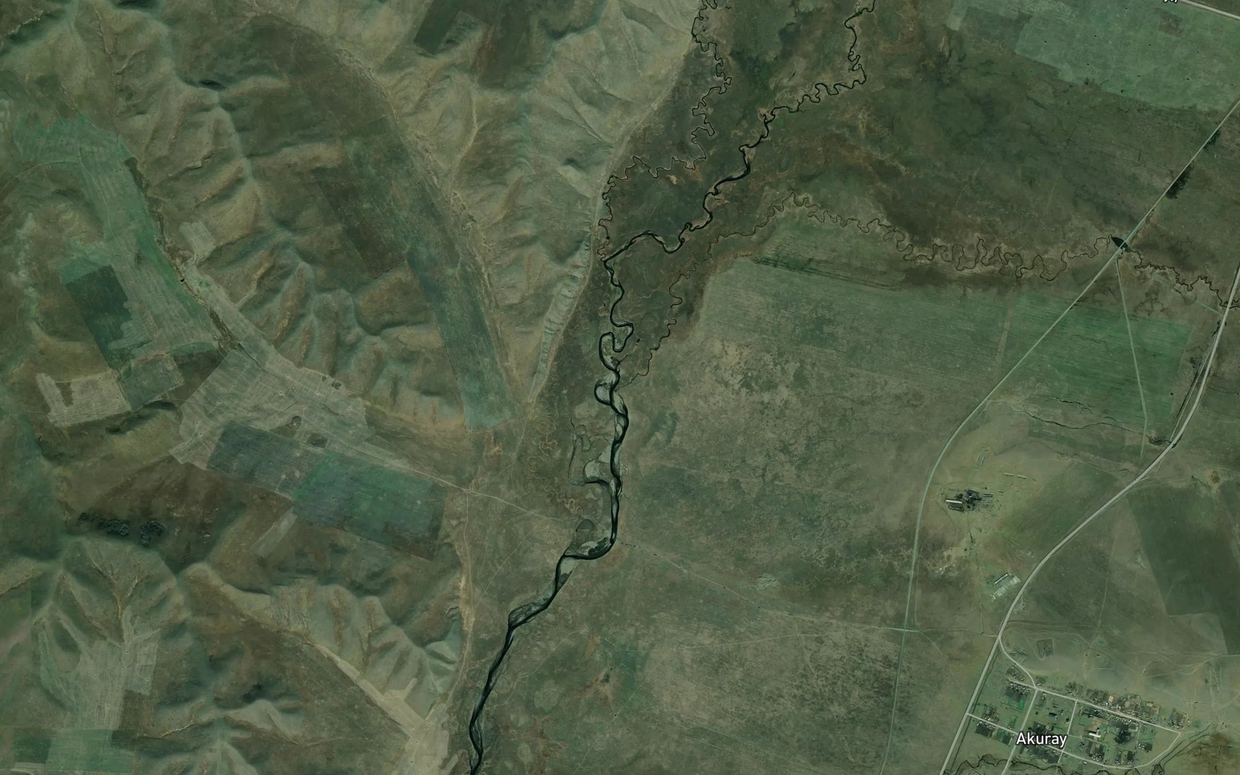 Satellite map of the Shonoktuy