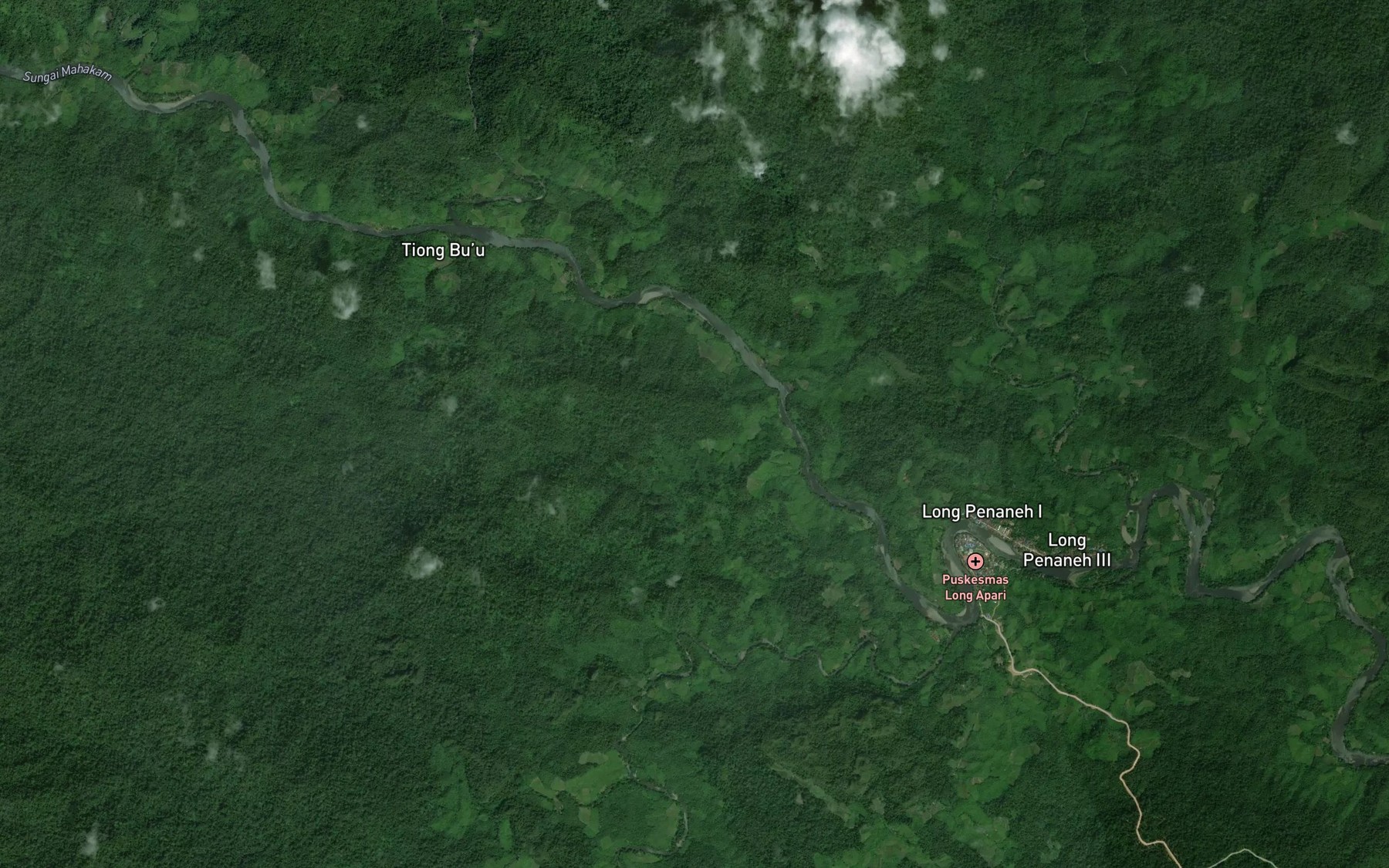 Satellite map of the Sungai Serata