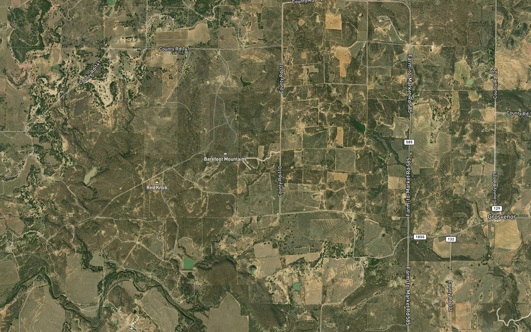 Satellite map of the McReynolds Spring