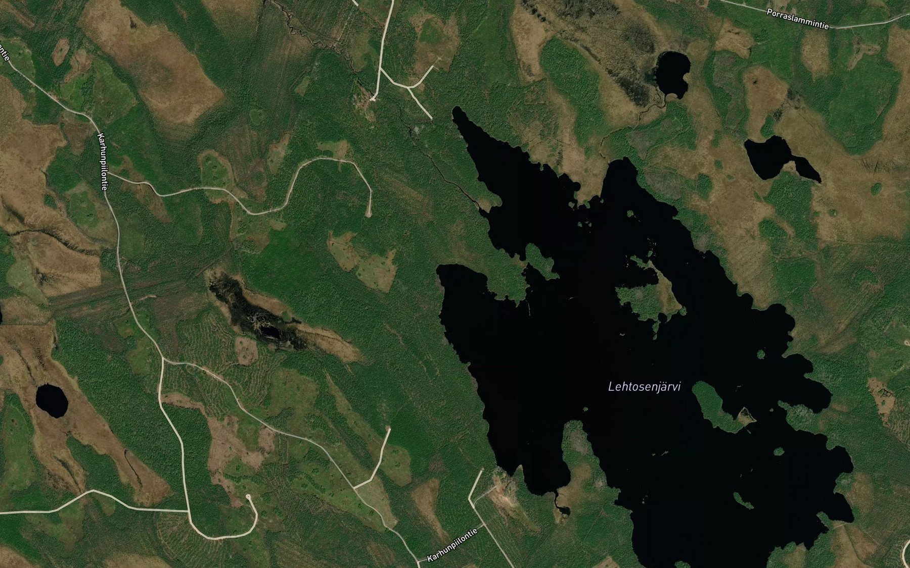 Satellite map of the Koukolahti
