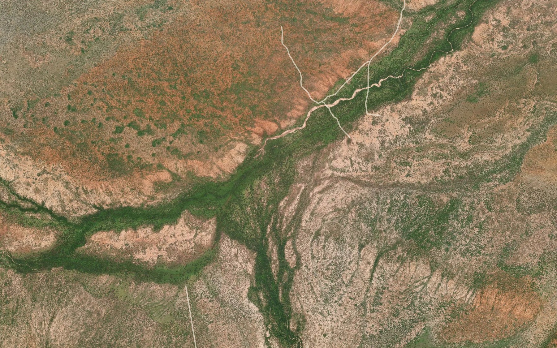 Satellite map of the Mikwa
