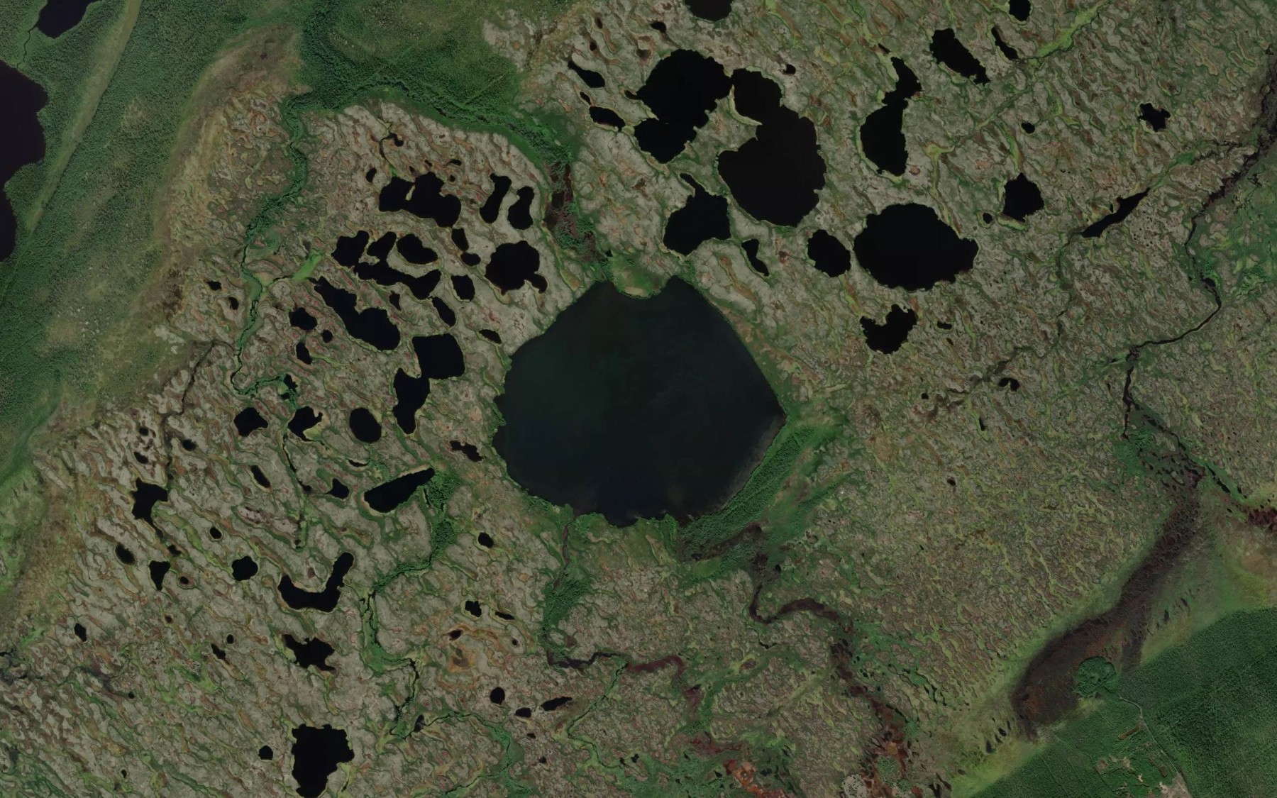 Satellite map of the Ozero Sitesvad