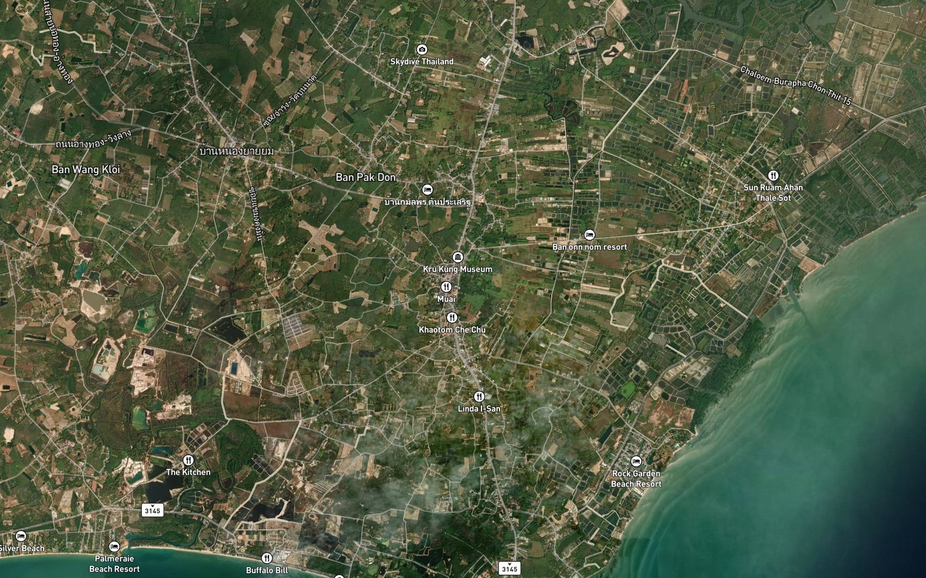 Satellite map of the Nong Phang