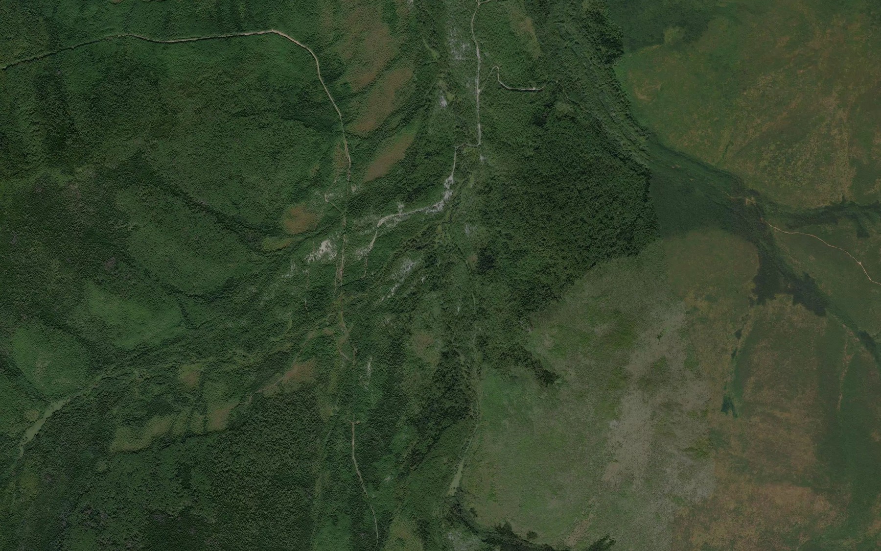 Satellite map of the Pikhtovyy