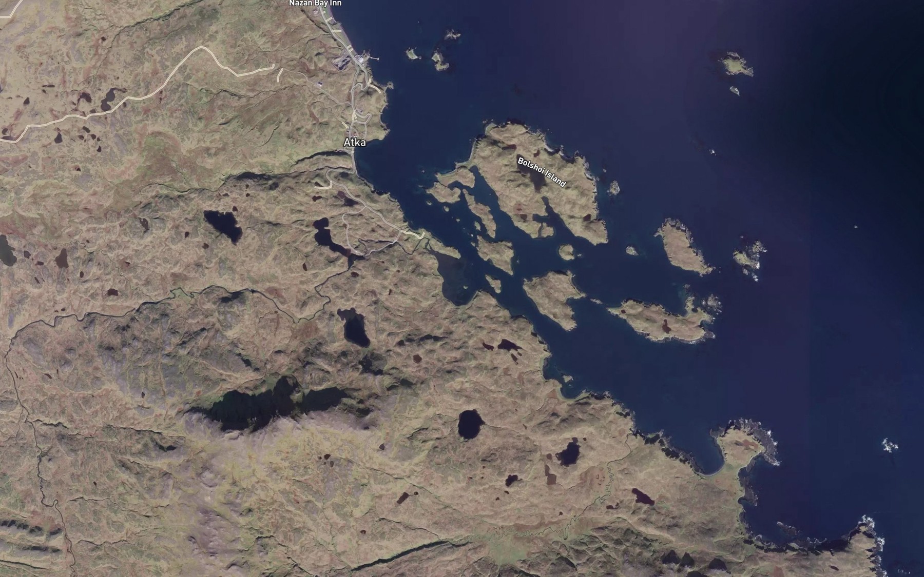 Satellite map of the Chunixsax