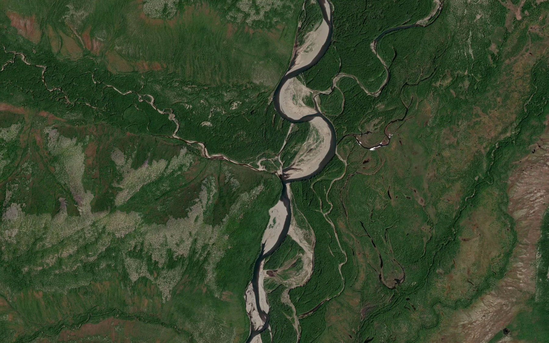 Satellite map of the Sig