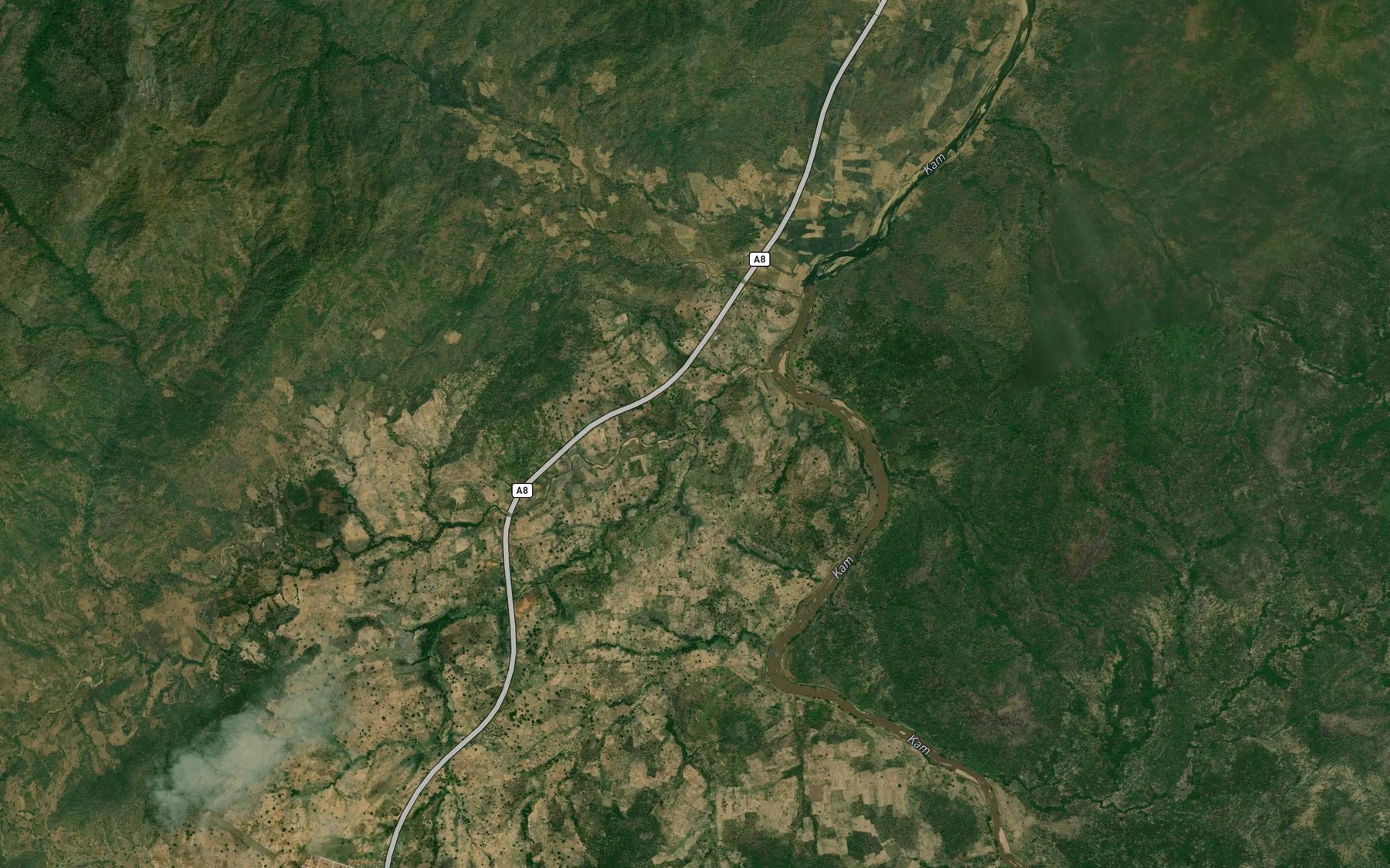 Satellite map of the RiverHendu