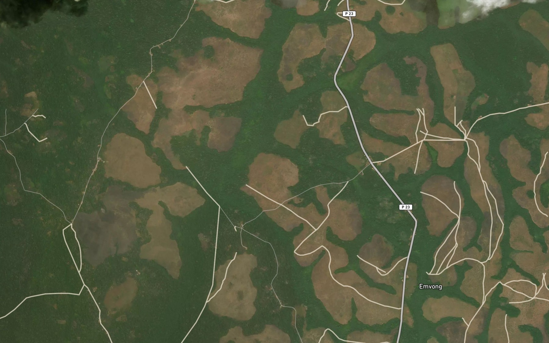 Satellite map of the Obing