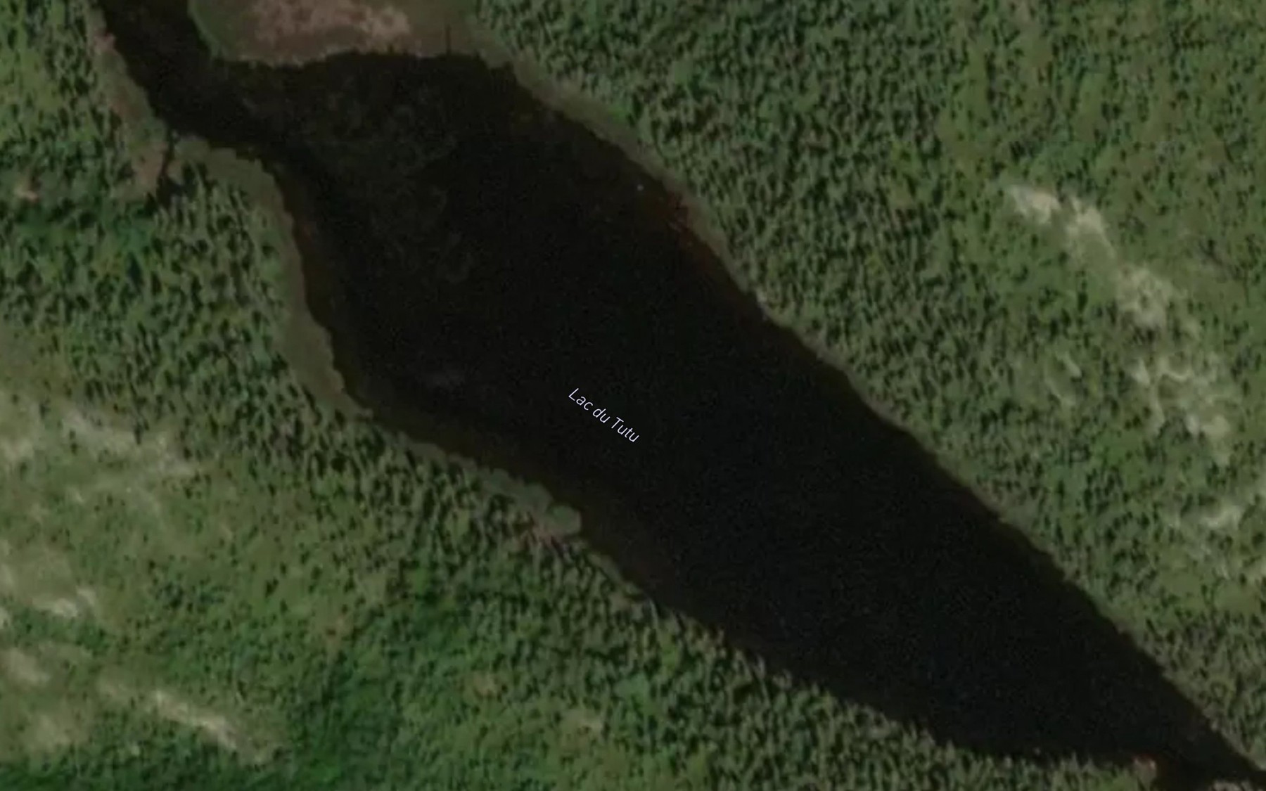 Satellite map of the Lac du Tutu